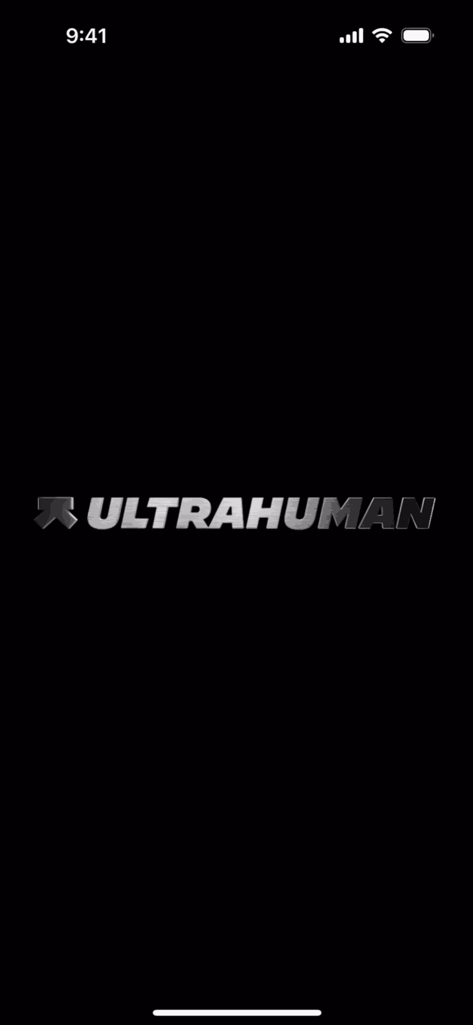 Ultrahuman iOS Health & Fitness interface screenshot 1