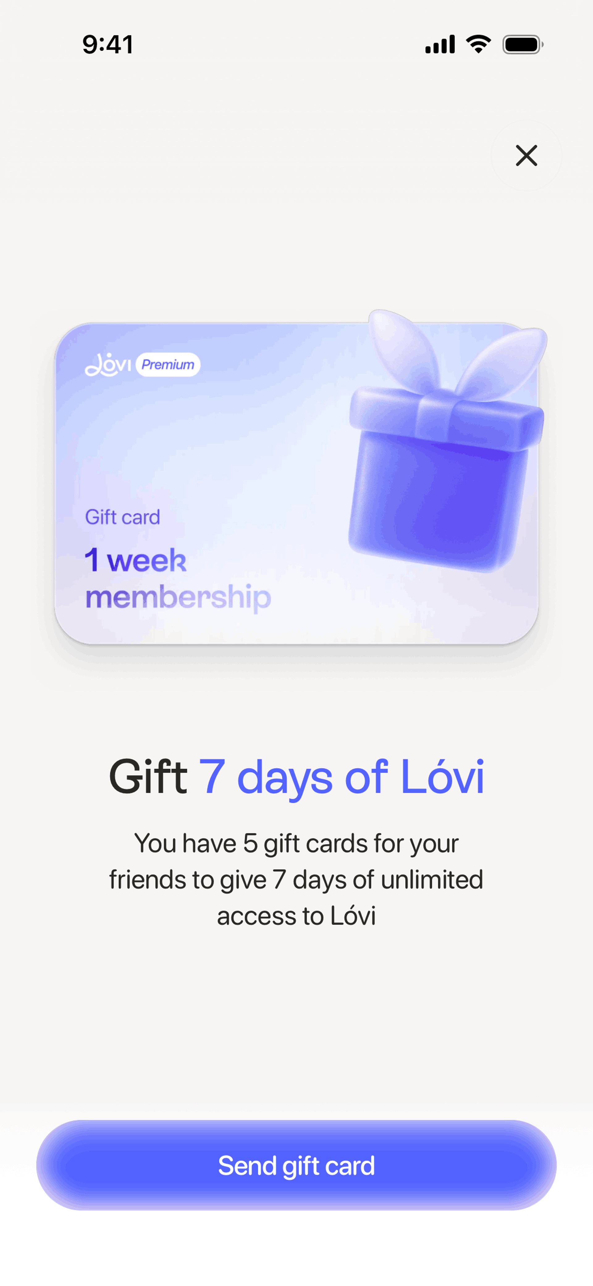 Lovi iOS AI interface screenshot 11