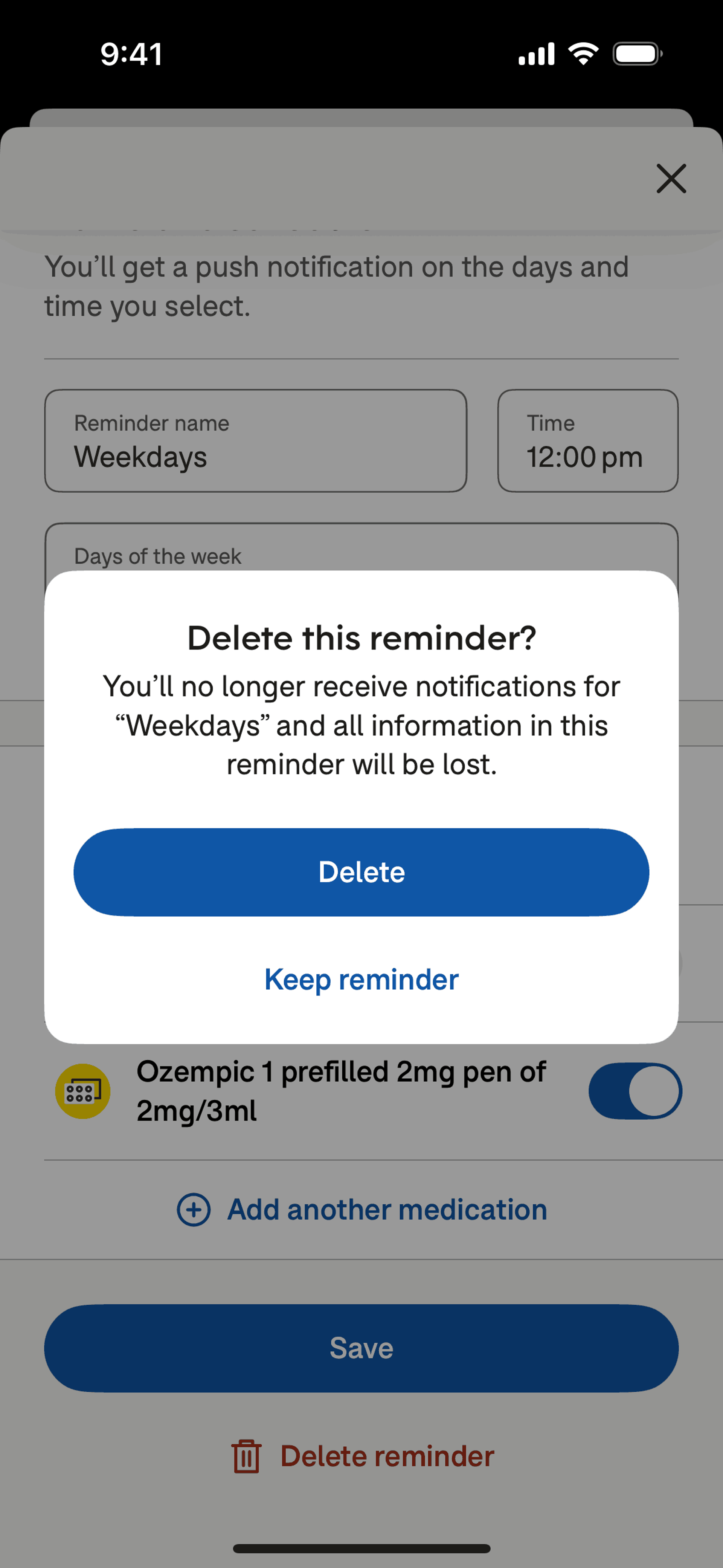 GoodRx iOS Medical interface screenshot 7