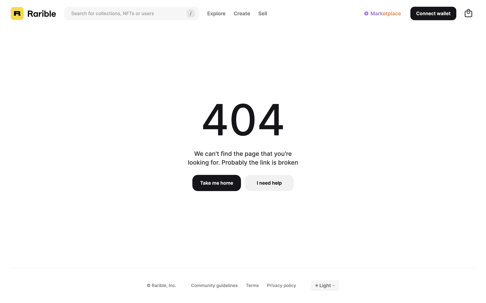 Rarible Web Crypto & Web3 interface screenshot 3