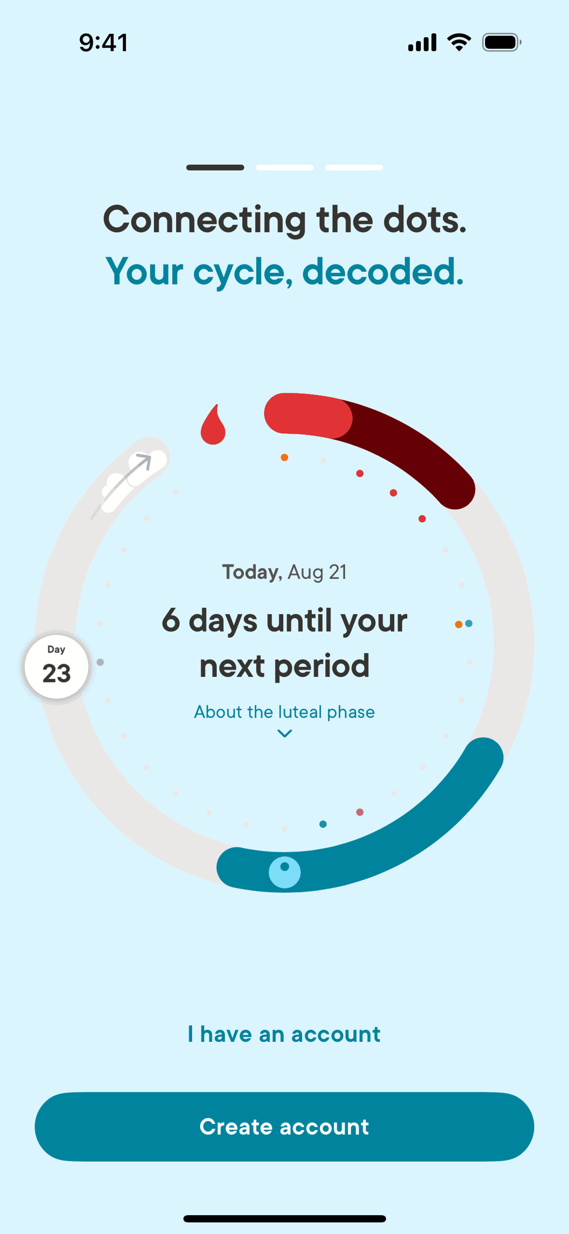 Clue iOS Health & Fitness interface screenshot 7