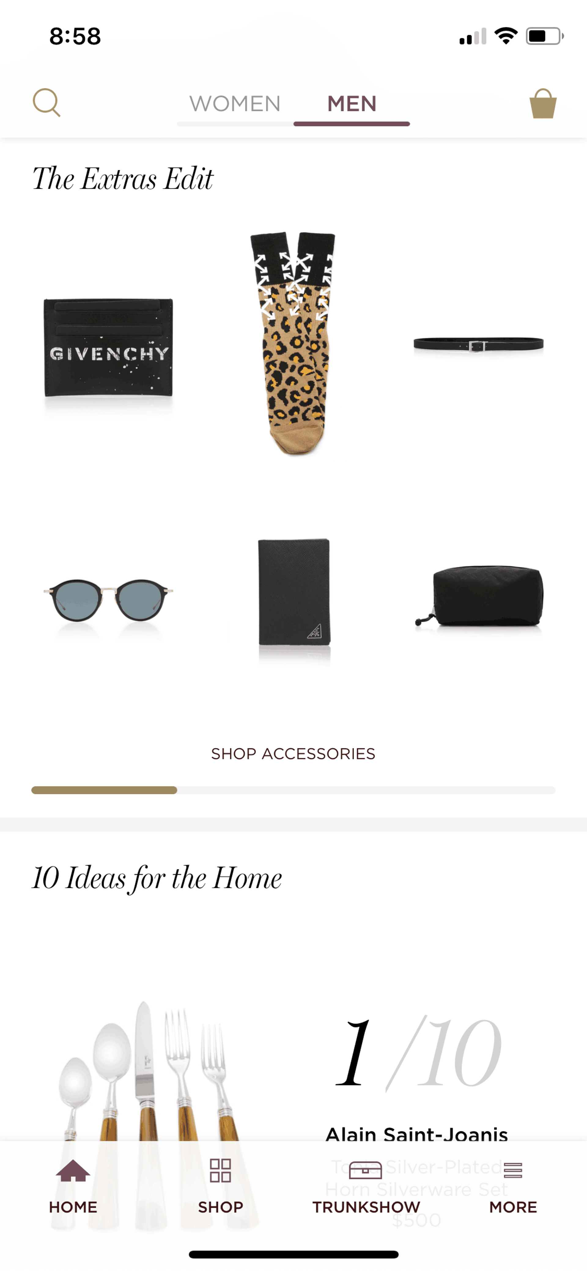 Moda Operandi iOS Shopping interface screenshot 8