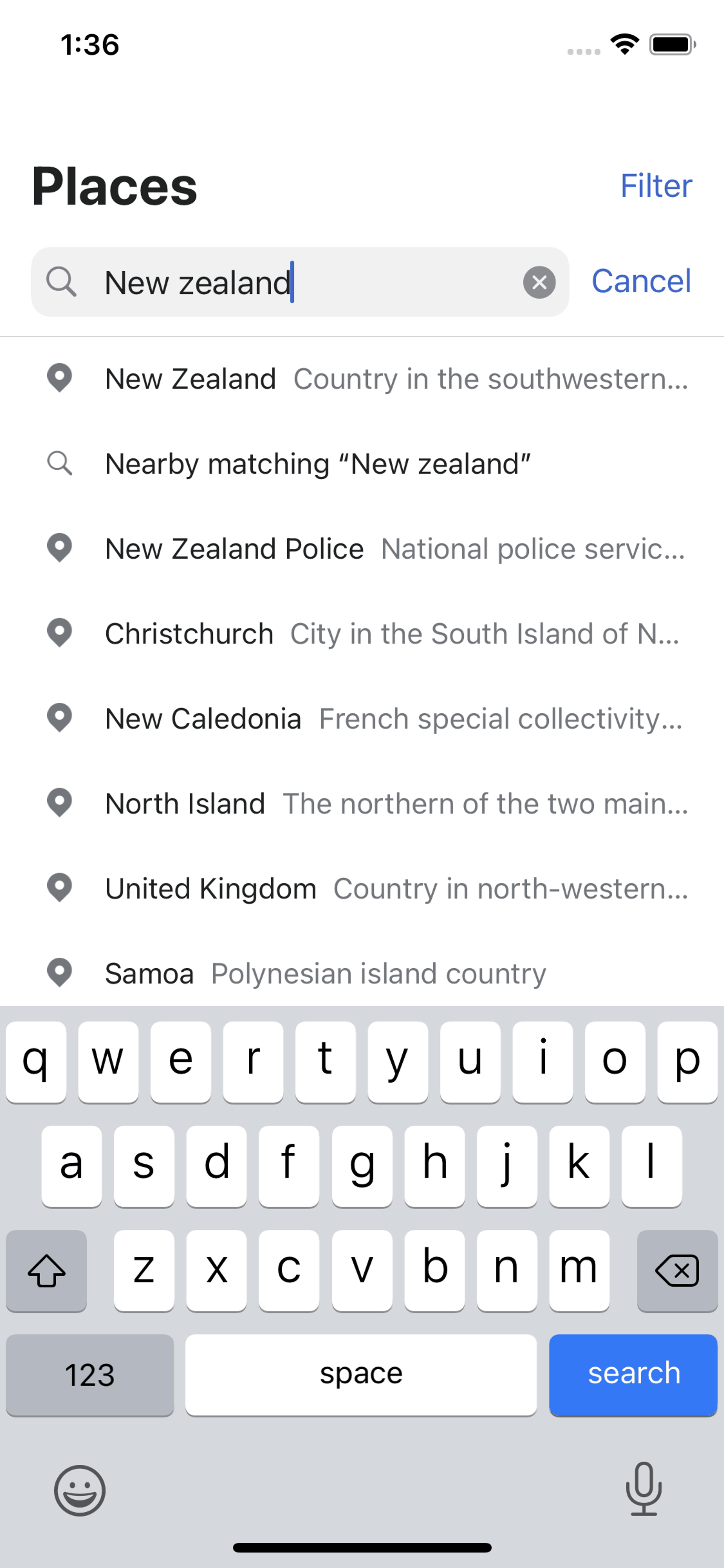 Wikipedia iOS Reference interface screenshot 24