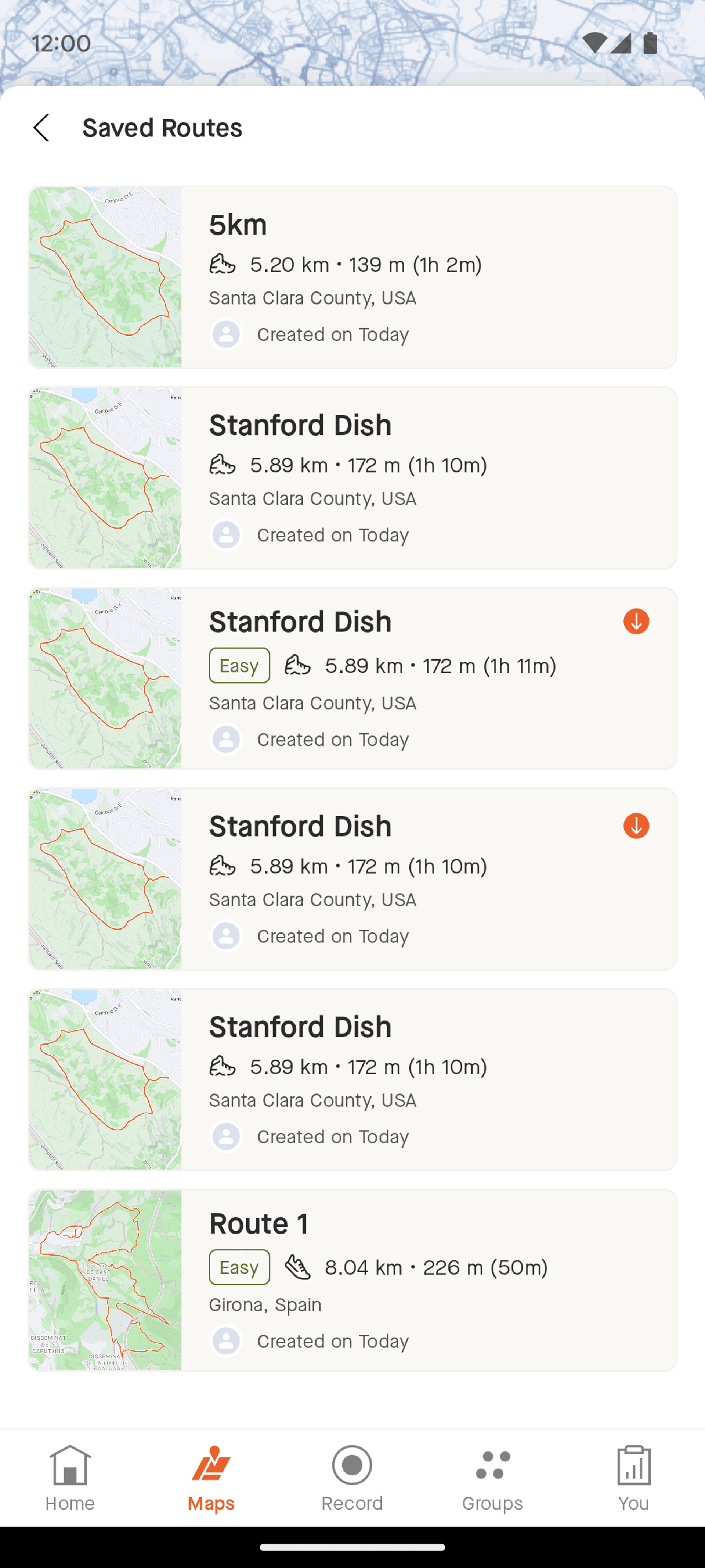 Strava Android Health & Fitness interface screenshot 13