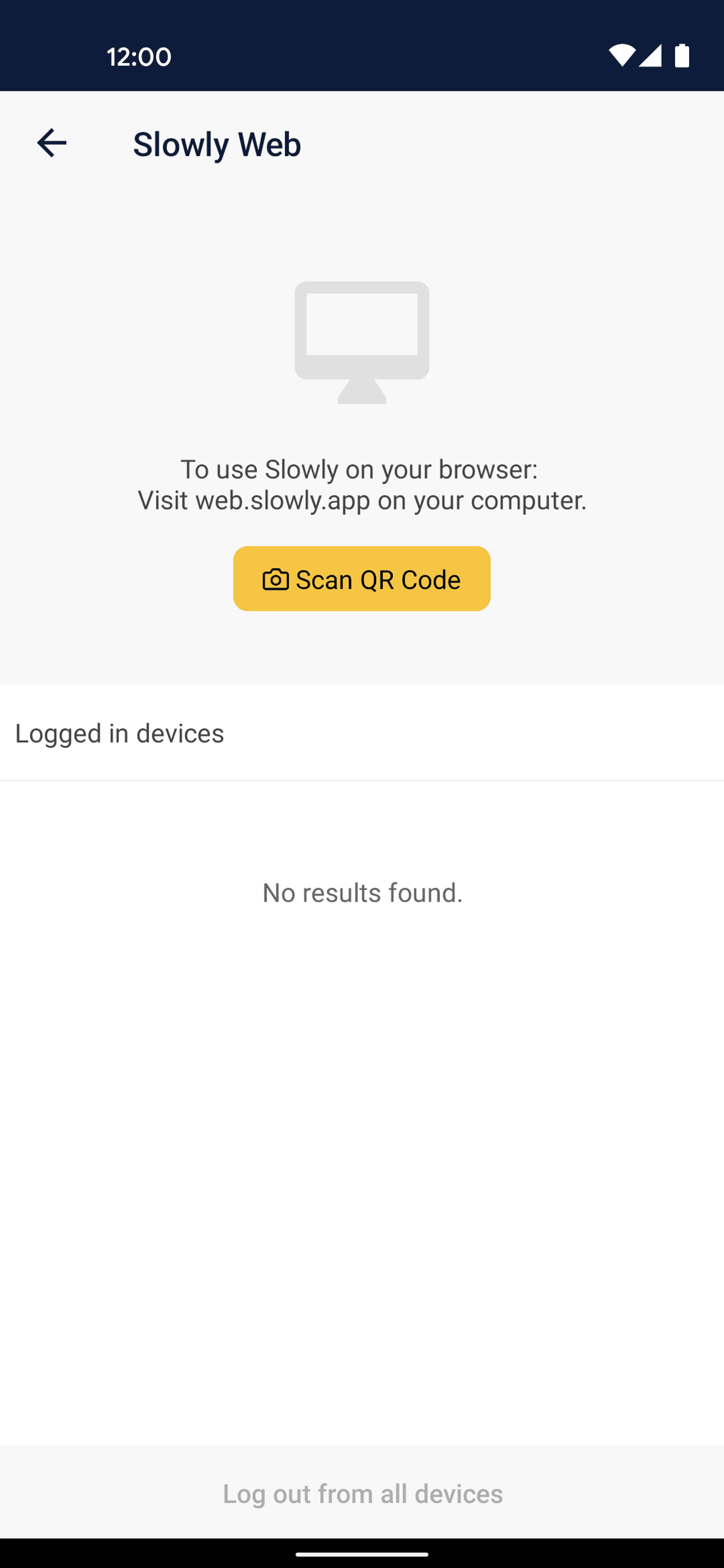Slowly Android Lifestyle interface screenshot 8