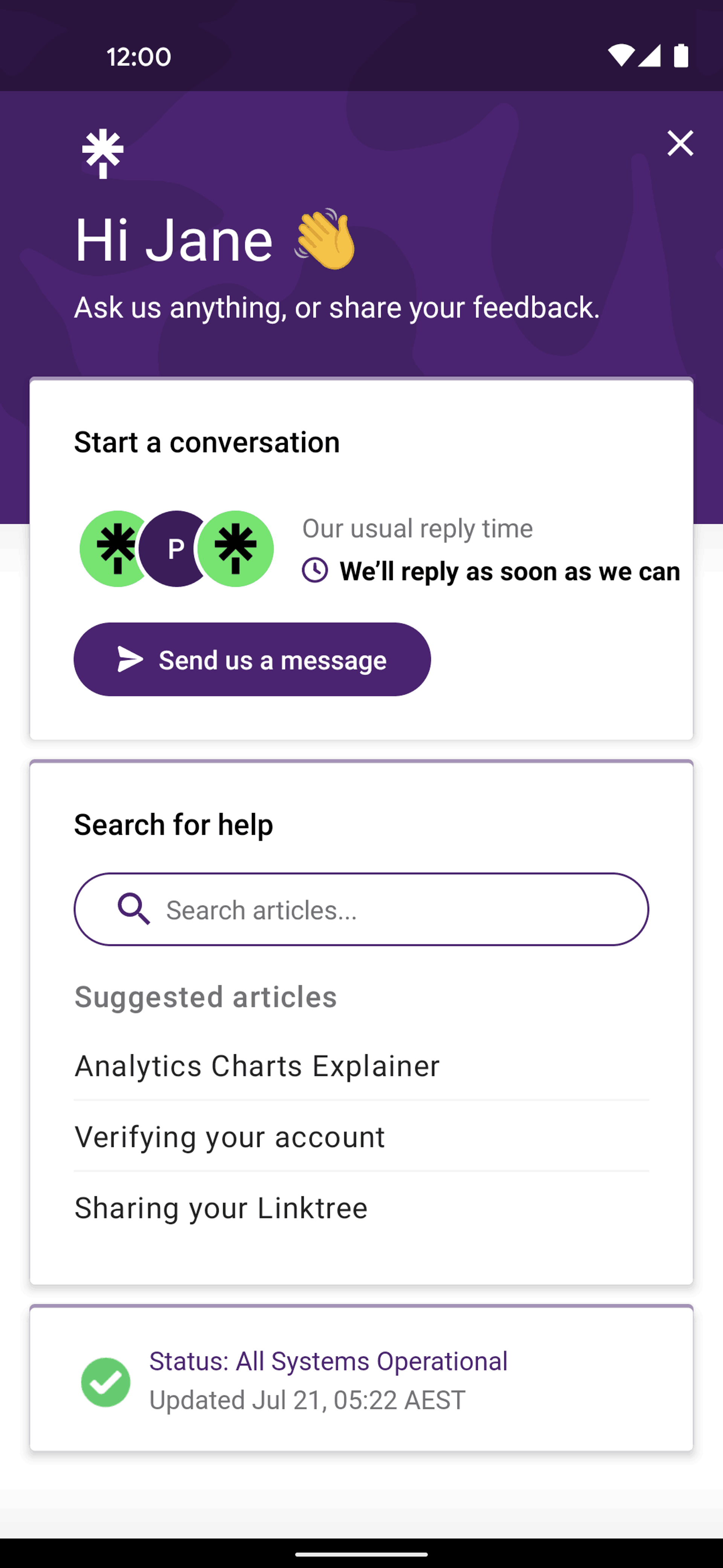 Linktree Android Social Networking interface screenshot 20
