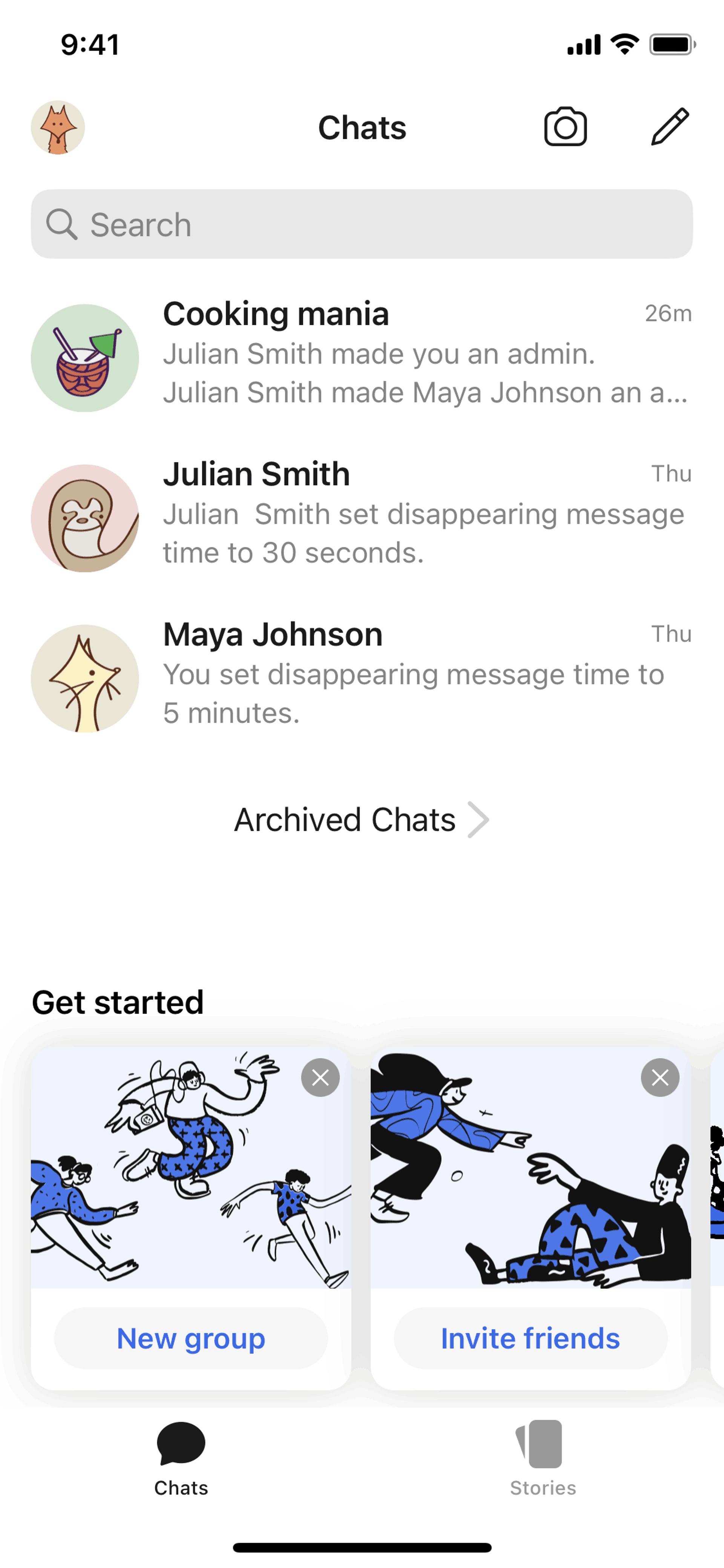Signal iOS Social Networking interface screenshot 18