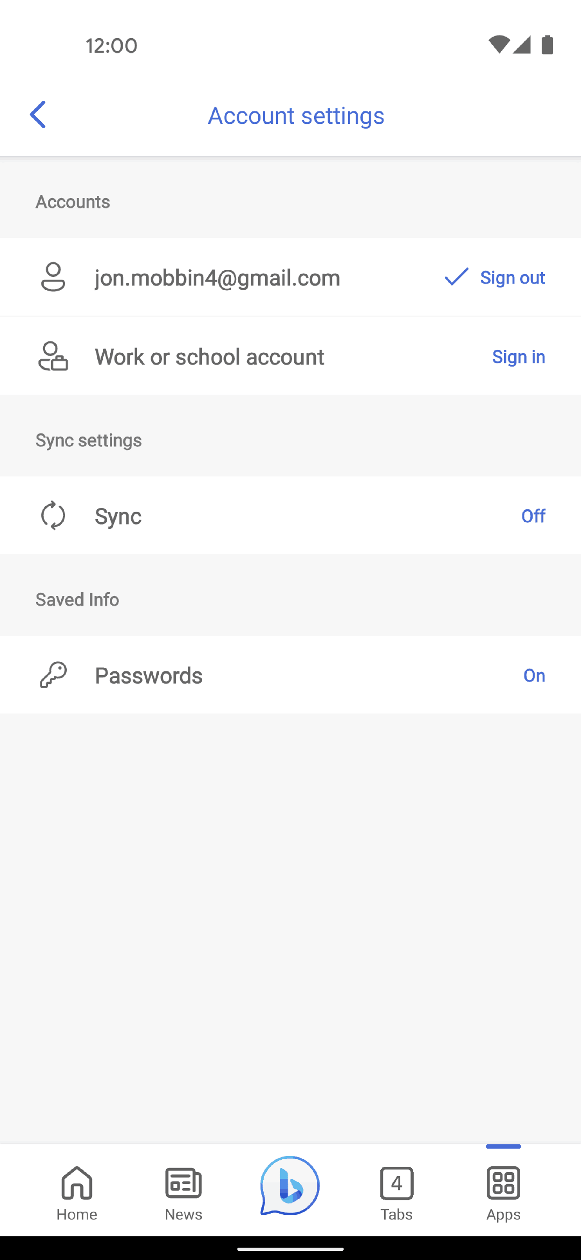 Bing Android AI interface screenshot 23