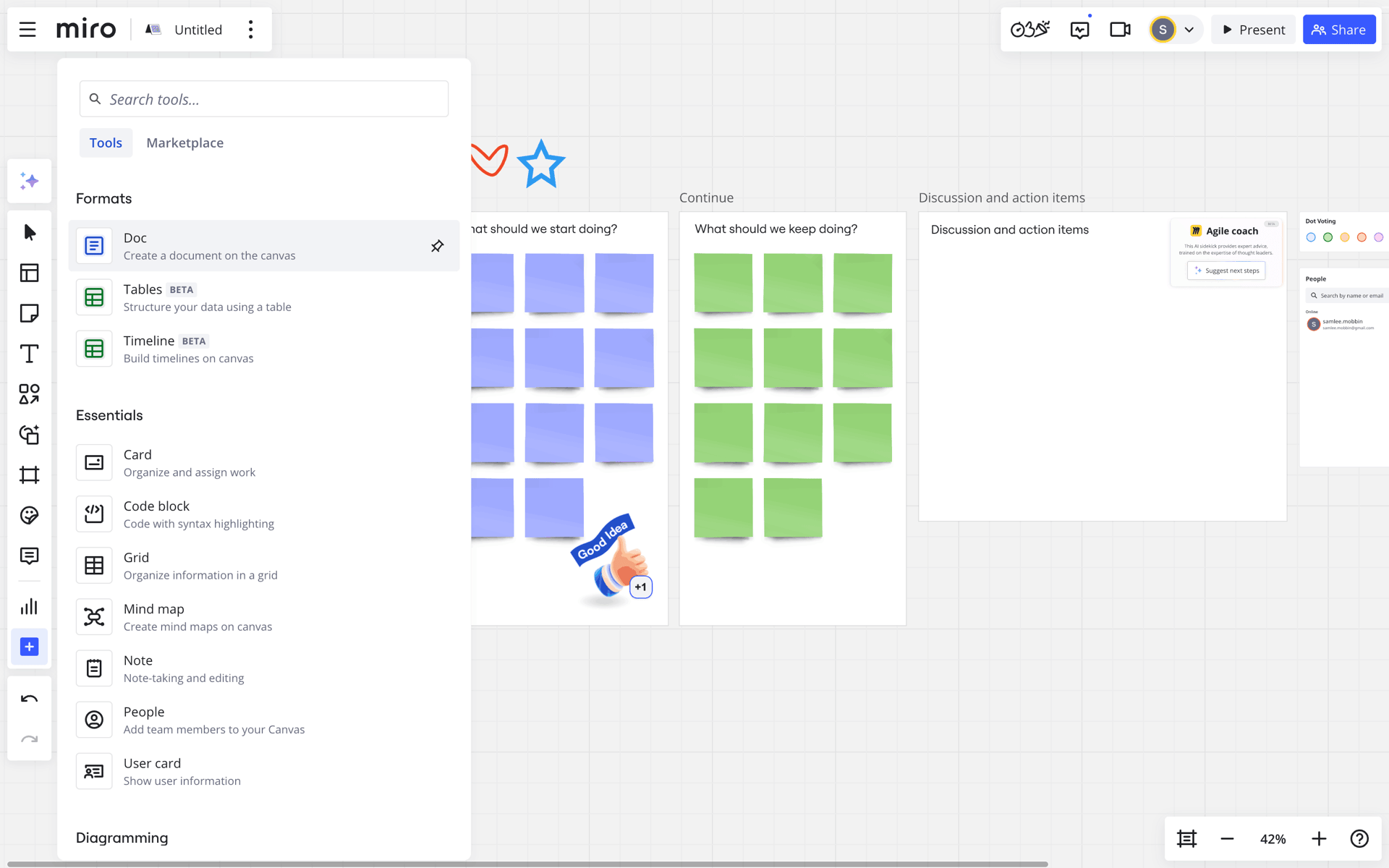 Miro Web Collaboration interface screenshot 10