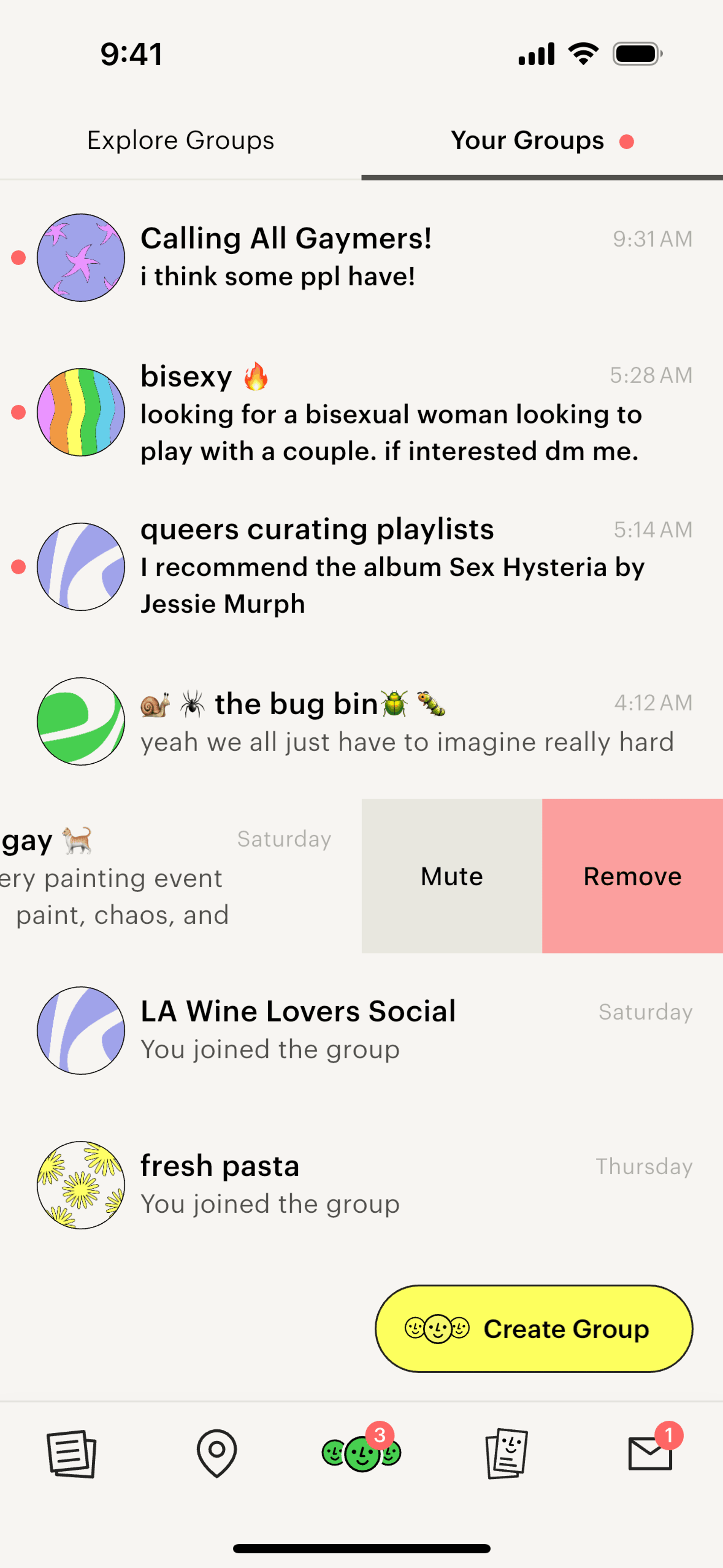 Lex iOS Social Networking interface screenshot 6