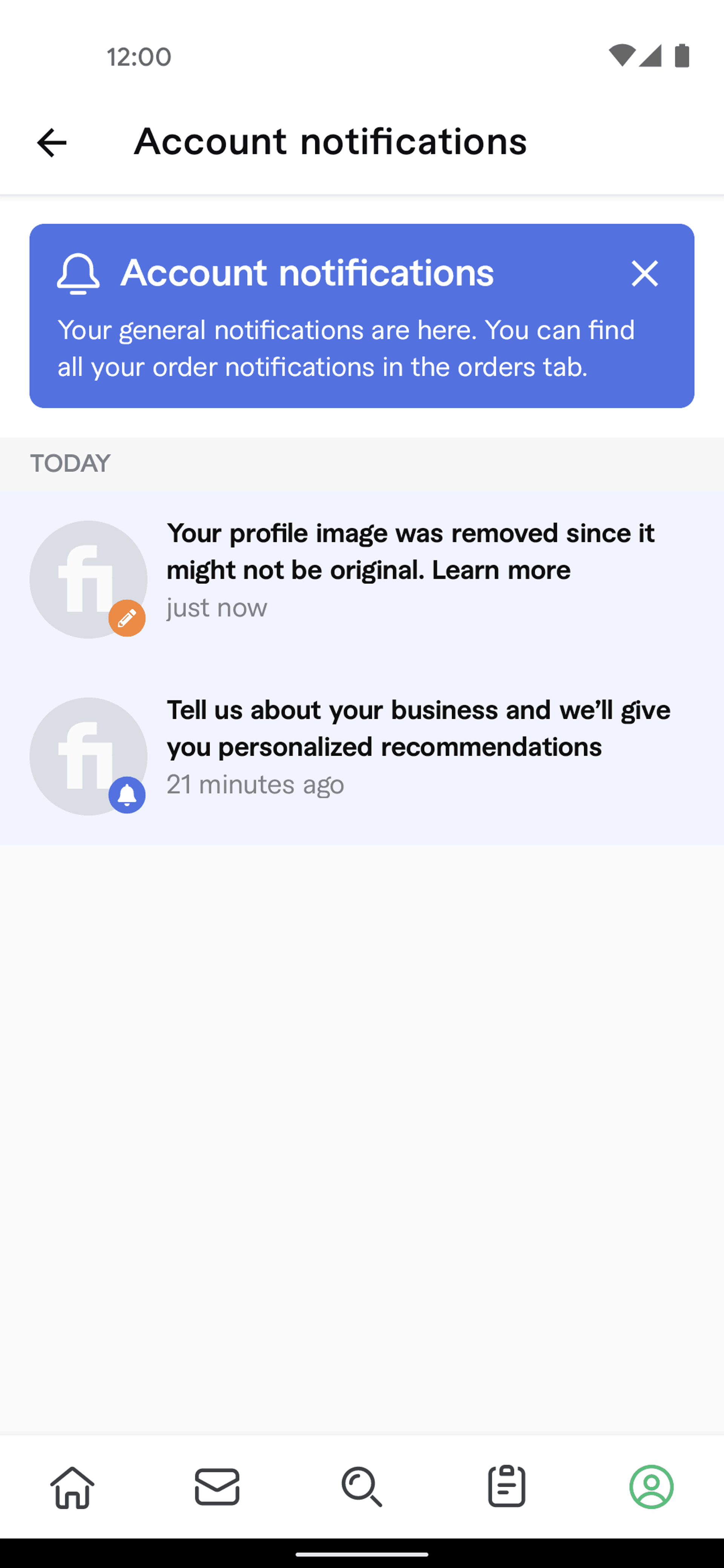 Fiverr Android Business interface screenshot 18