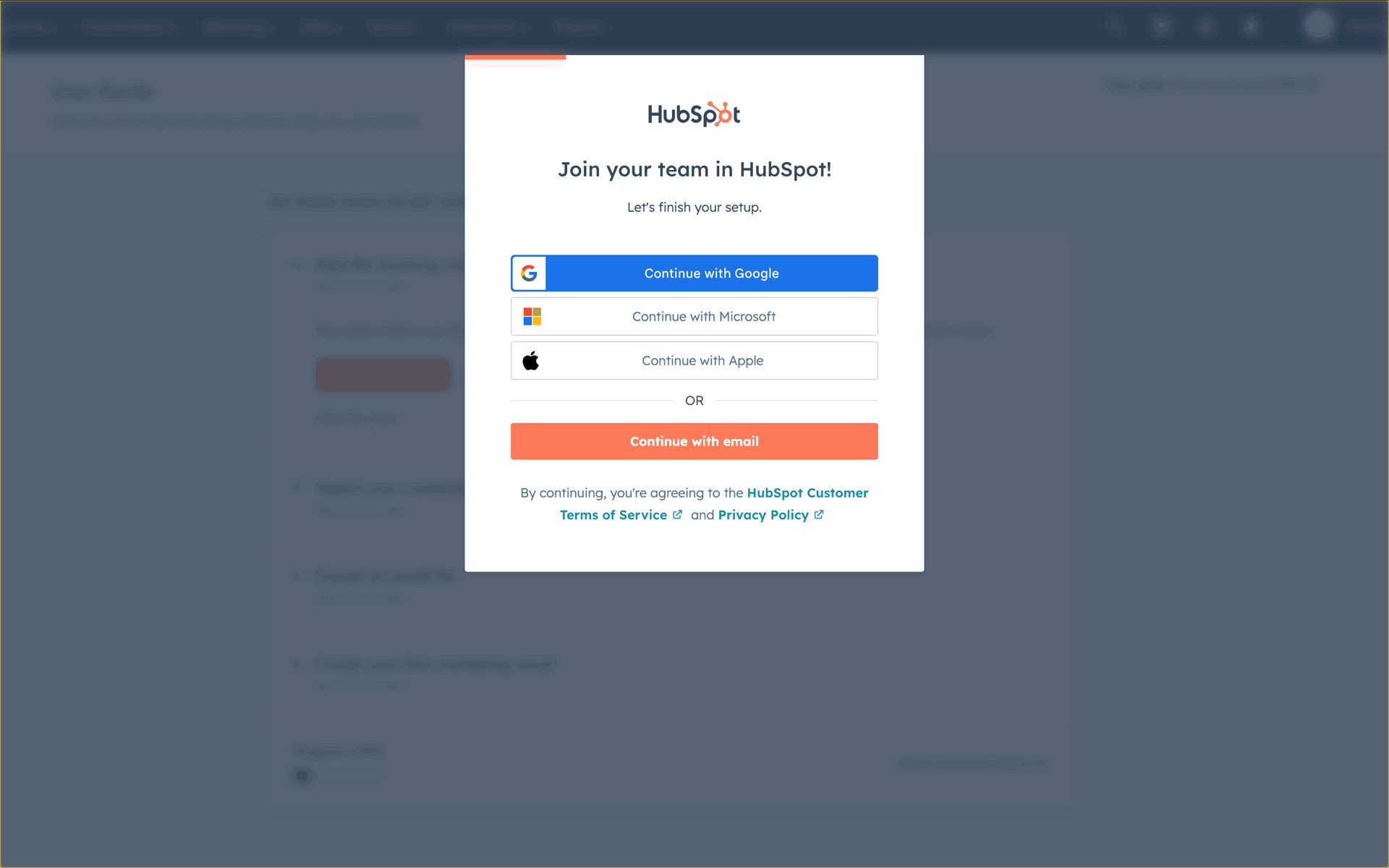 HubSpot Web Business interface screenshot 4
