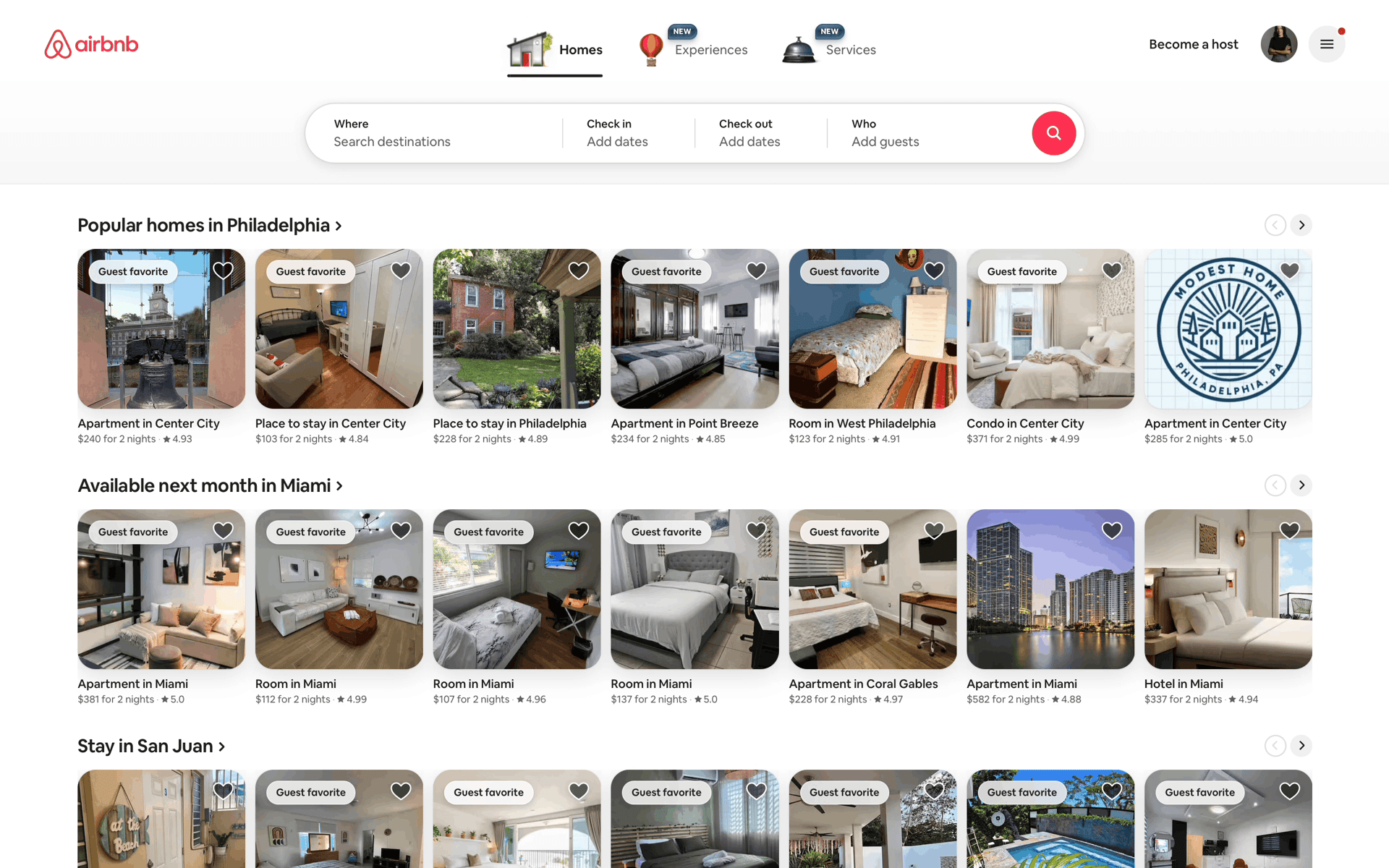 Creating profile on Airbnb (web) screen 5