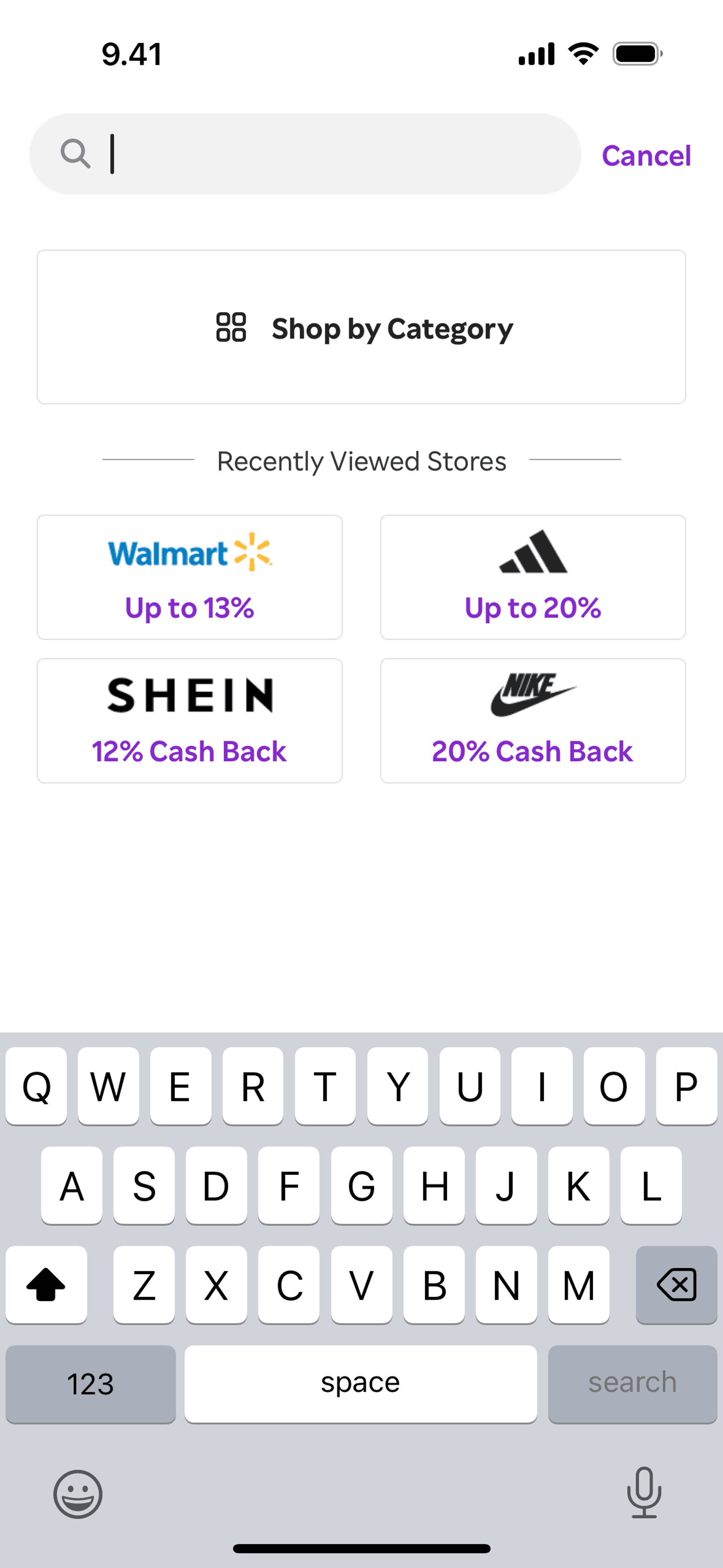 Rakuten iOS Shopping interface screenshot 19