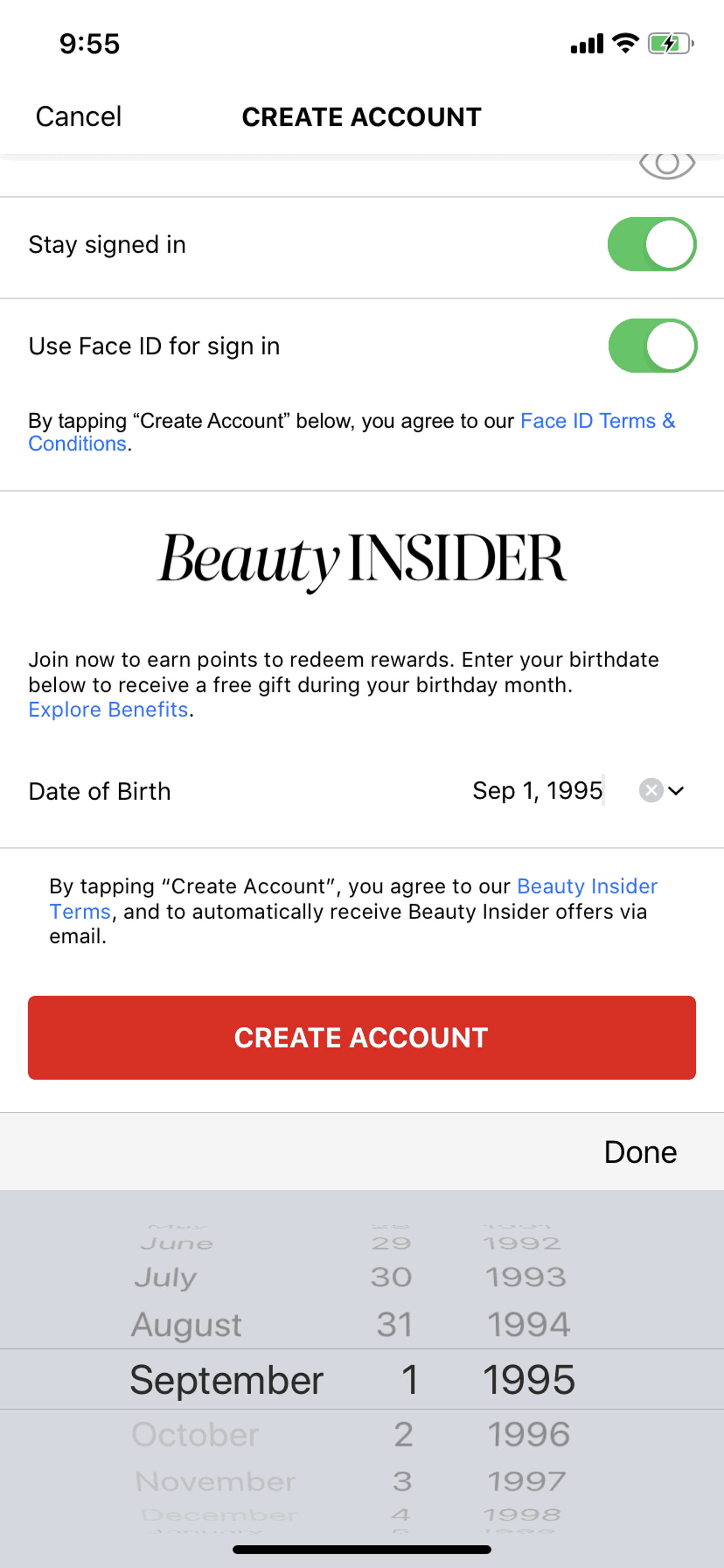 Sephora iOS Shopping interface screenshot 13