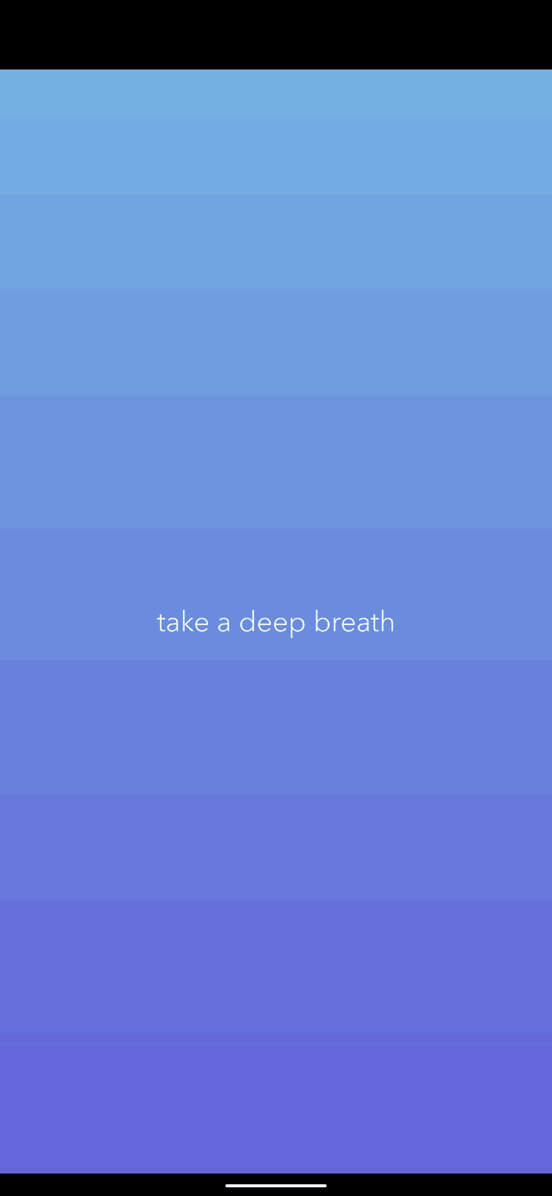 Calm Android Health & Fitness interface screenshot 1