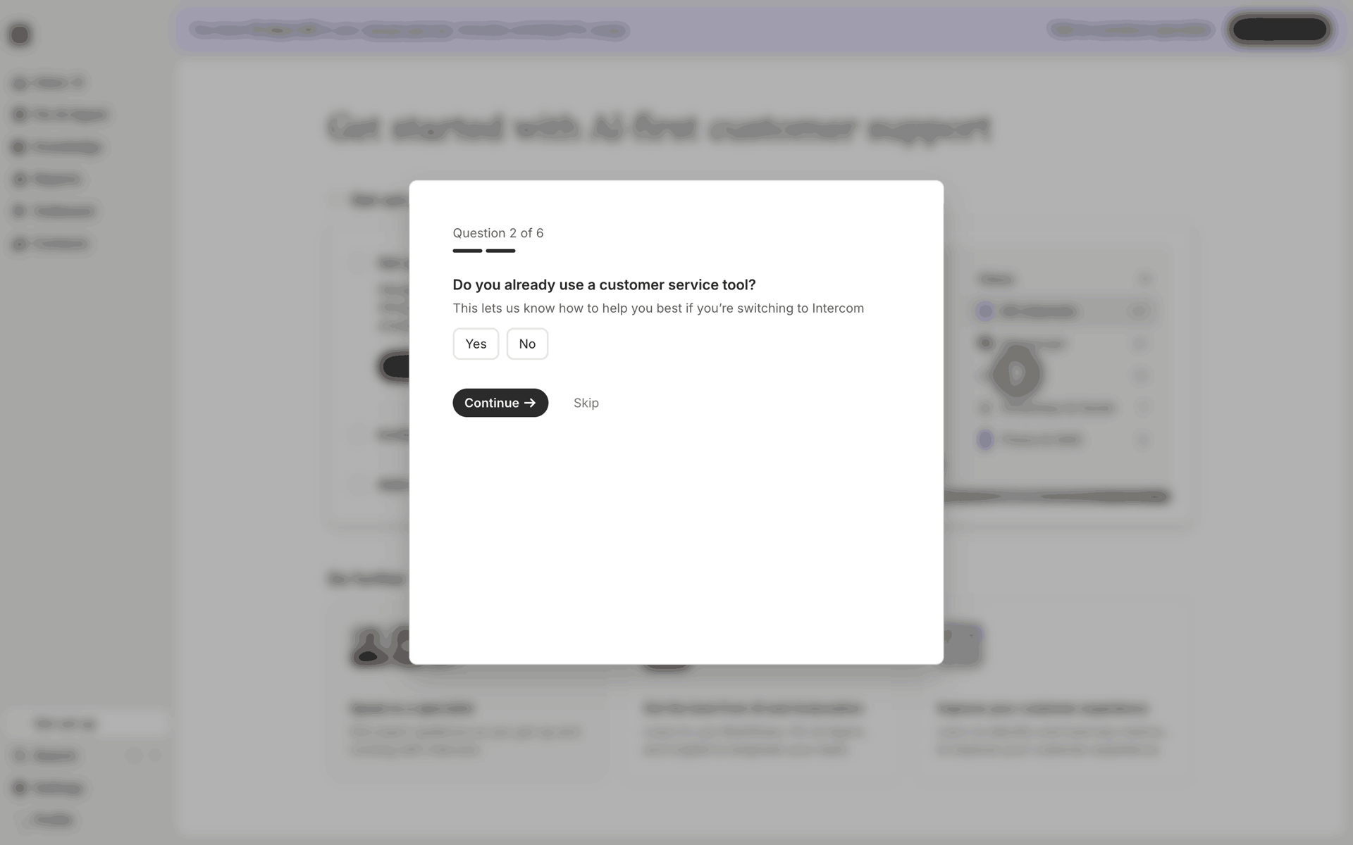 Intercom Web Business interface screenshot 24