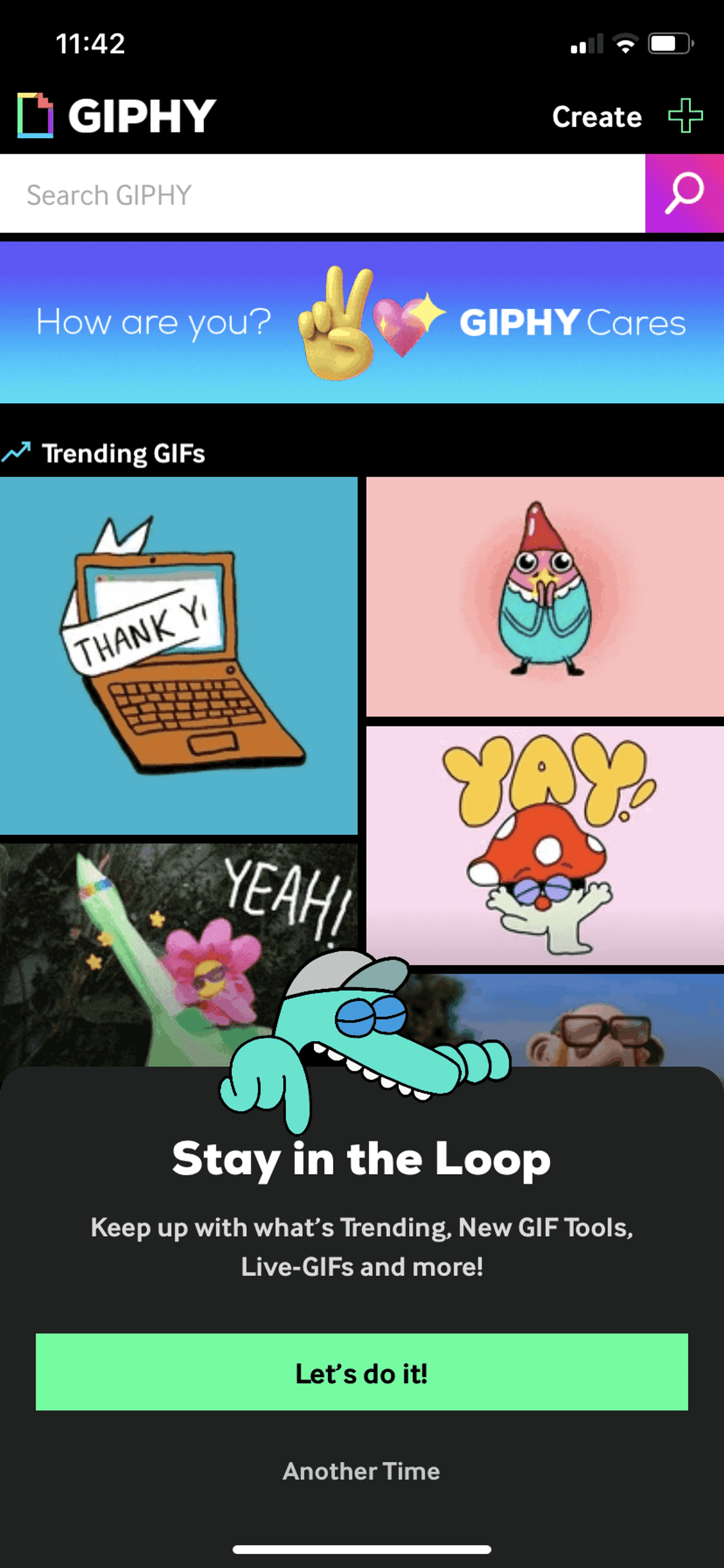 GIPHY iOS Photo & Video interface screenshot 5