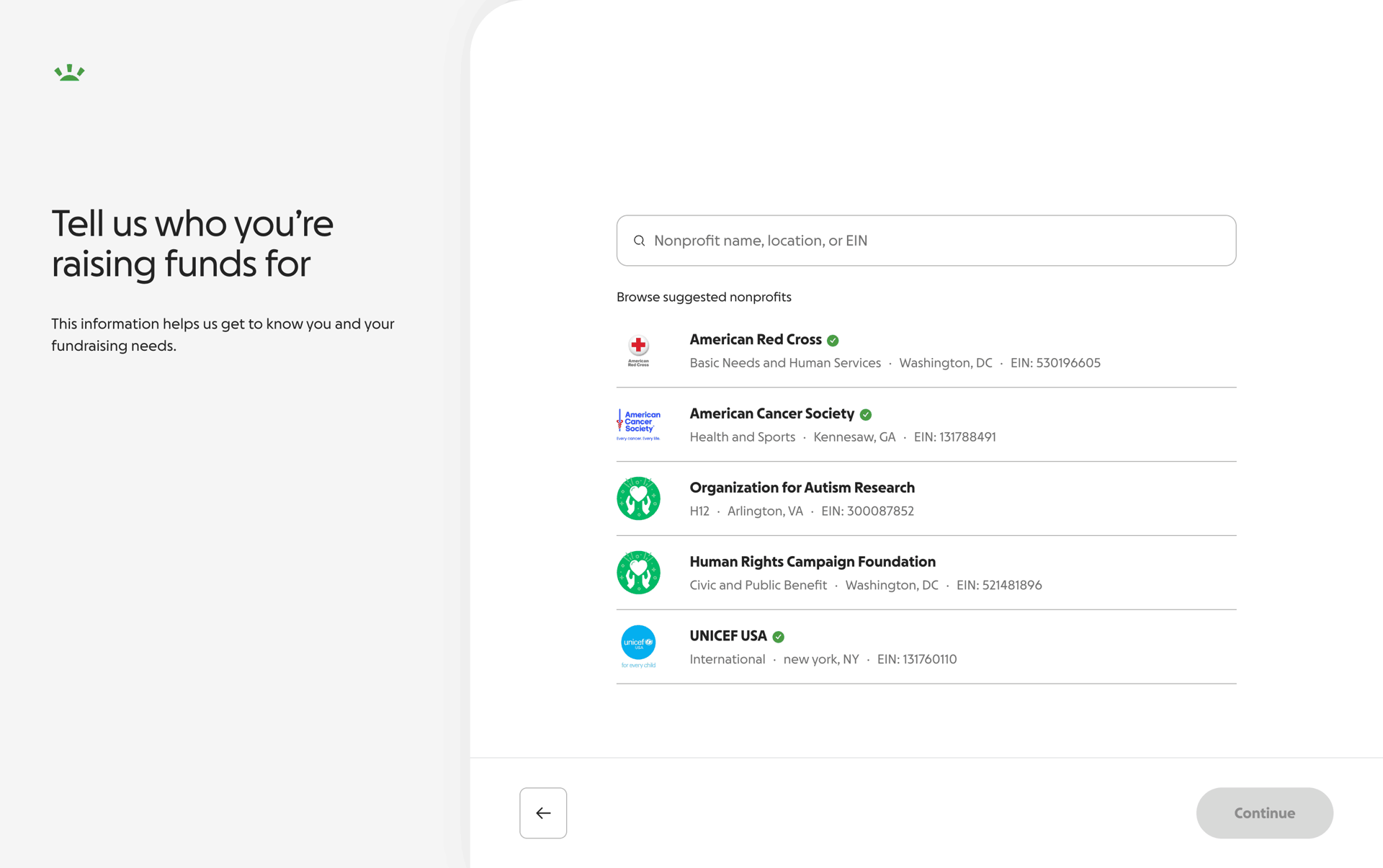 GoFundMe Web Finance interface screenshot 13