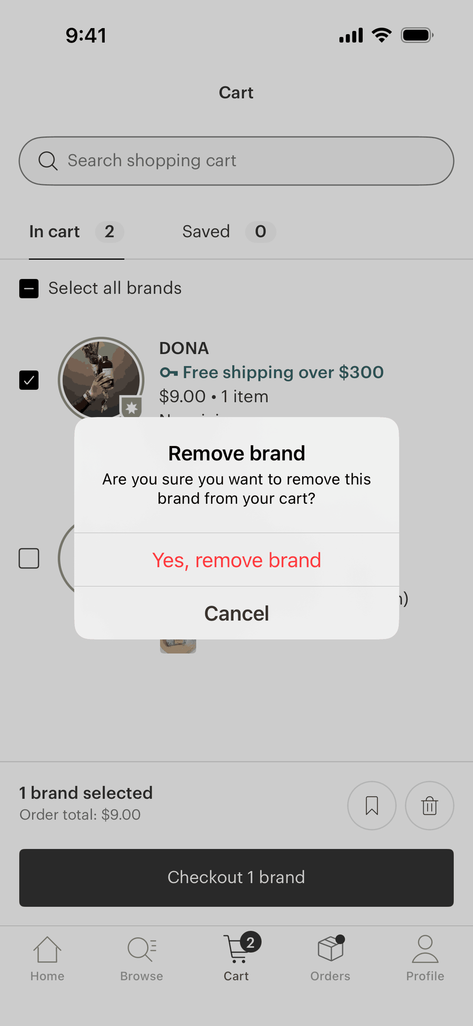 Faire Wholesale iOS Shopping interface screenshot 14