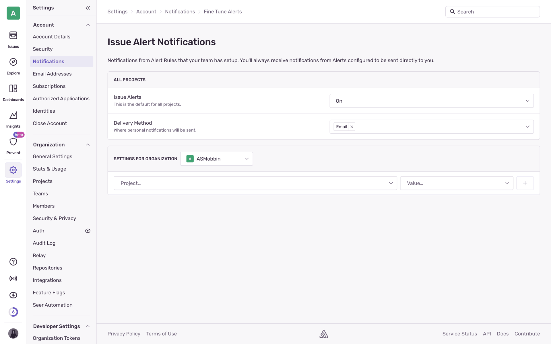Sentry Web Developer Tools interface screenshot 13