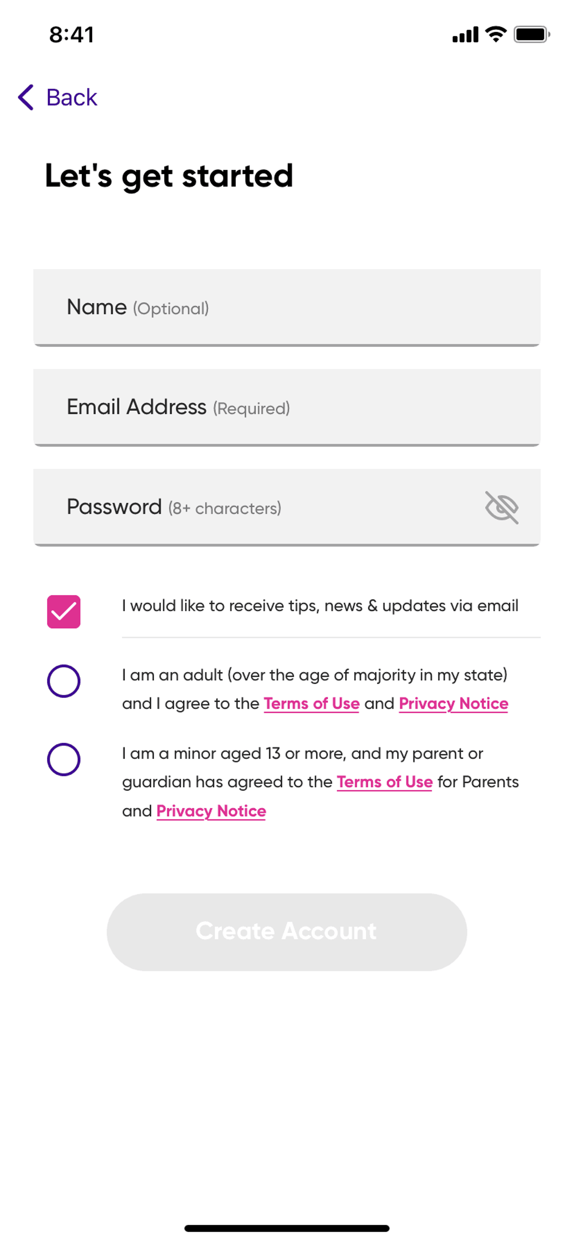 Epsy iOS Health & Fitness interface screenshot 7