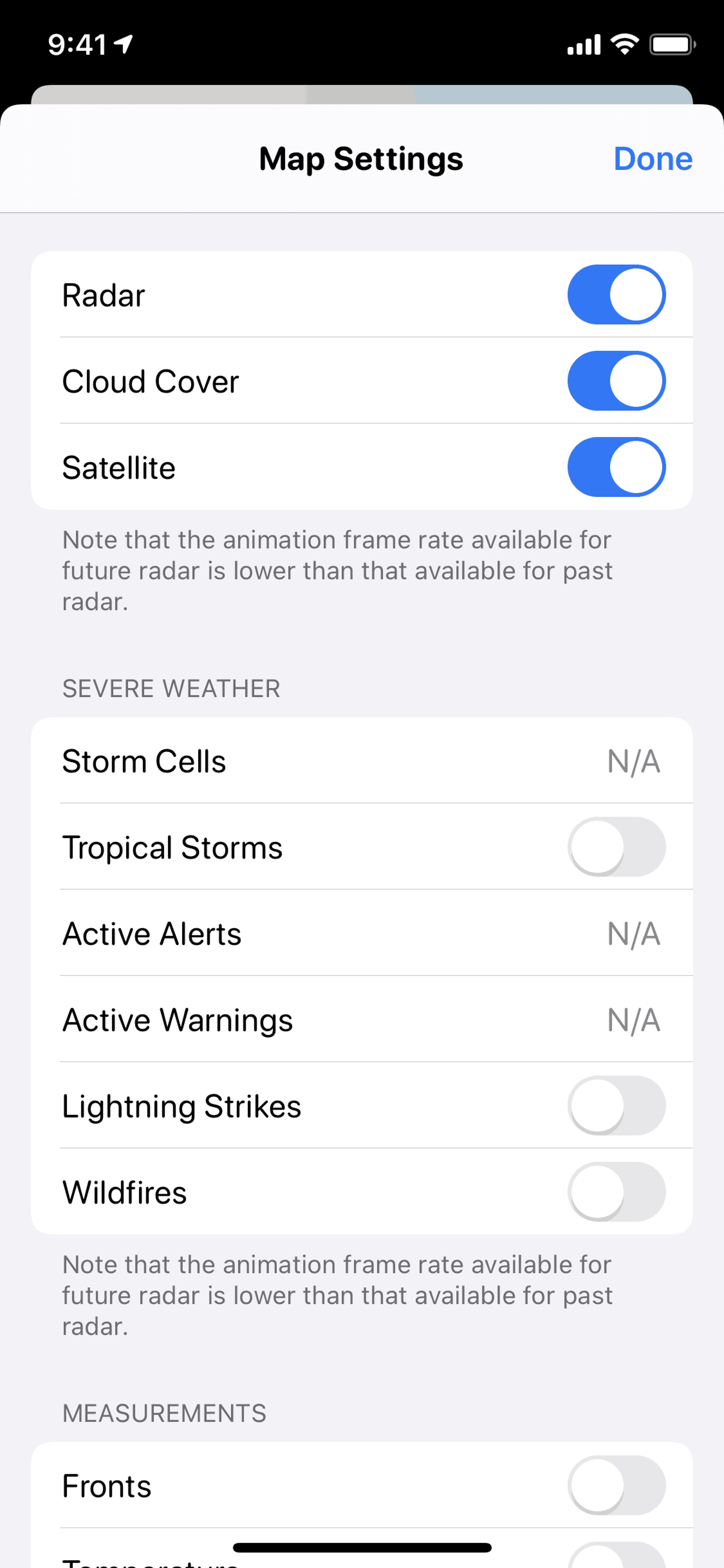 CARROT Weather iOS Lifestyle interface screenshot 13