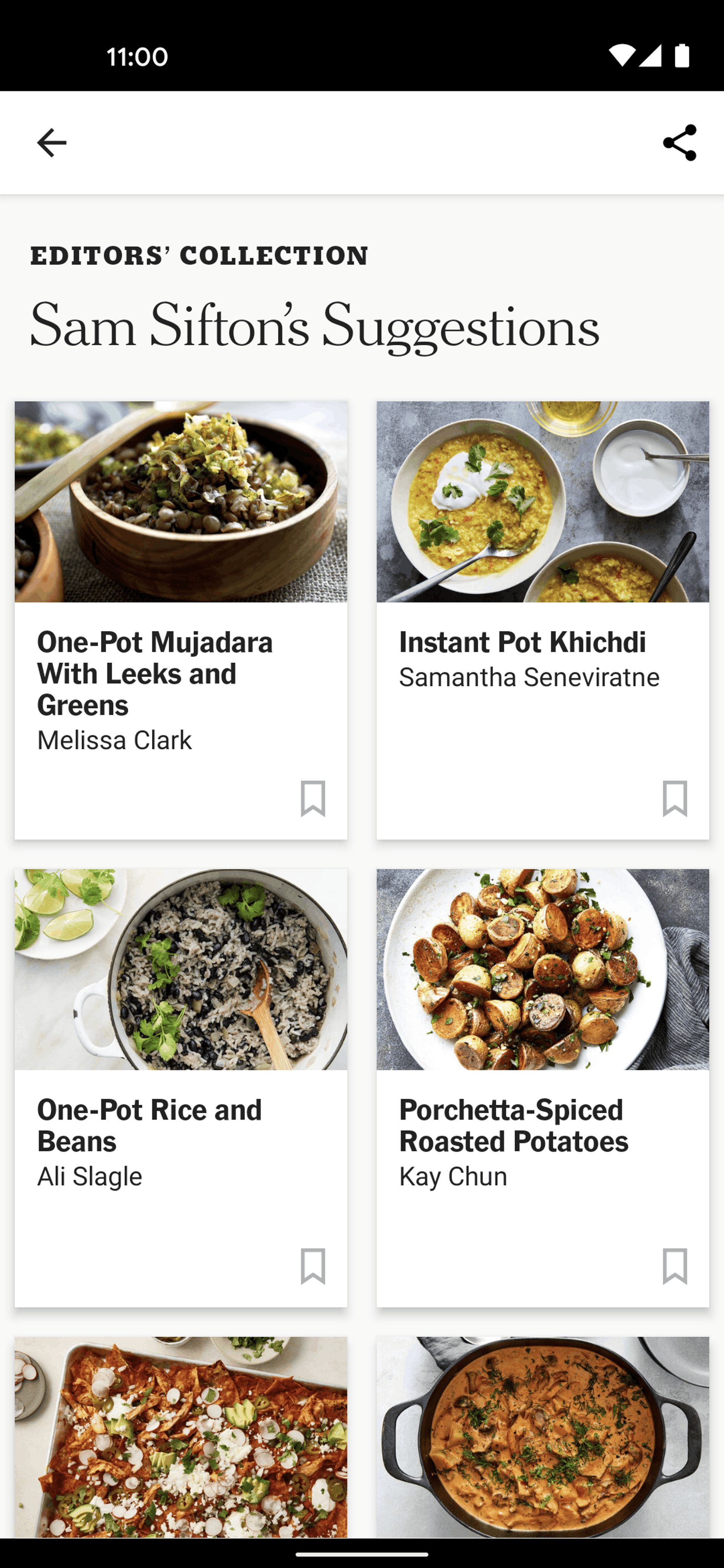 NYT Cooking Android Food & Drink interface screenshot 10