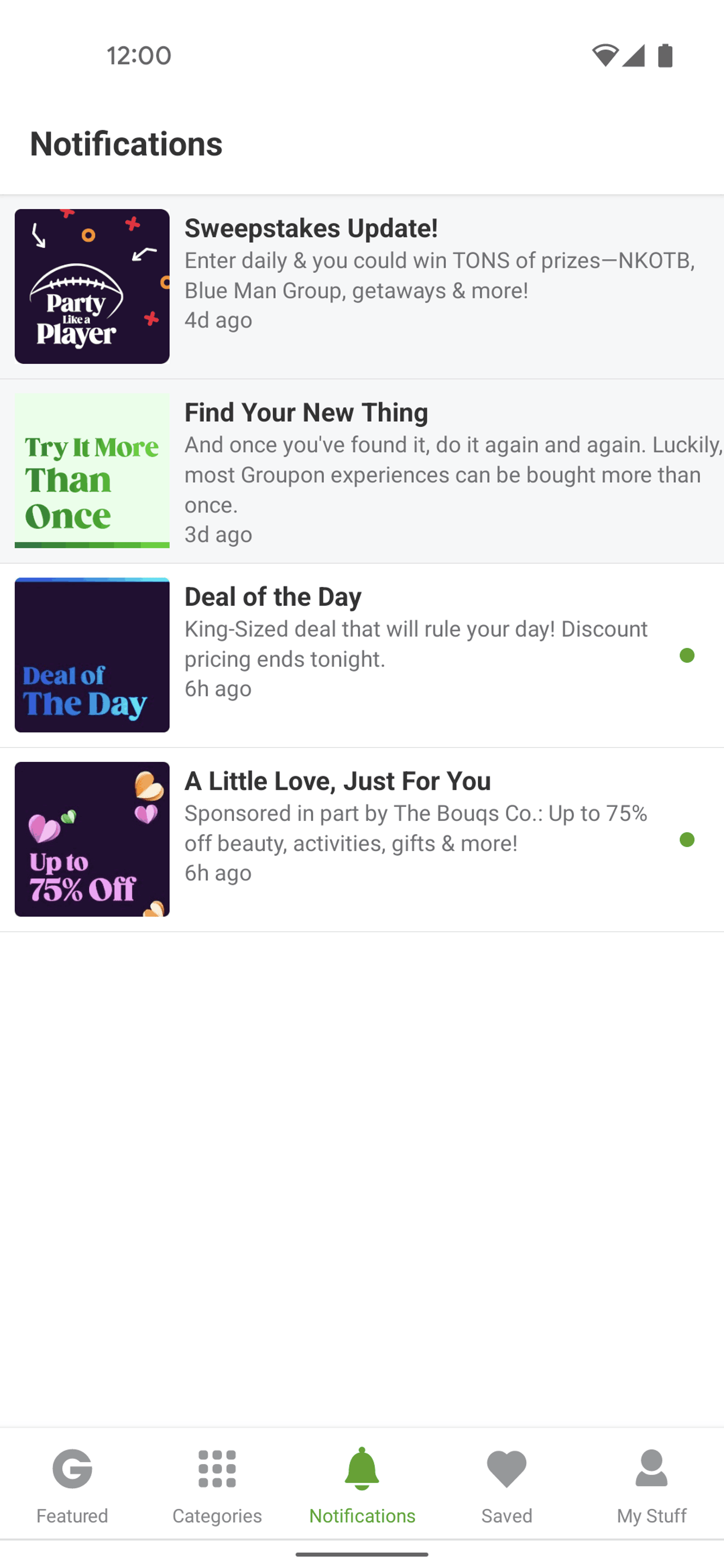 Groupon Android Shopping interface screenshot 6