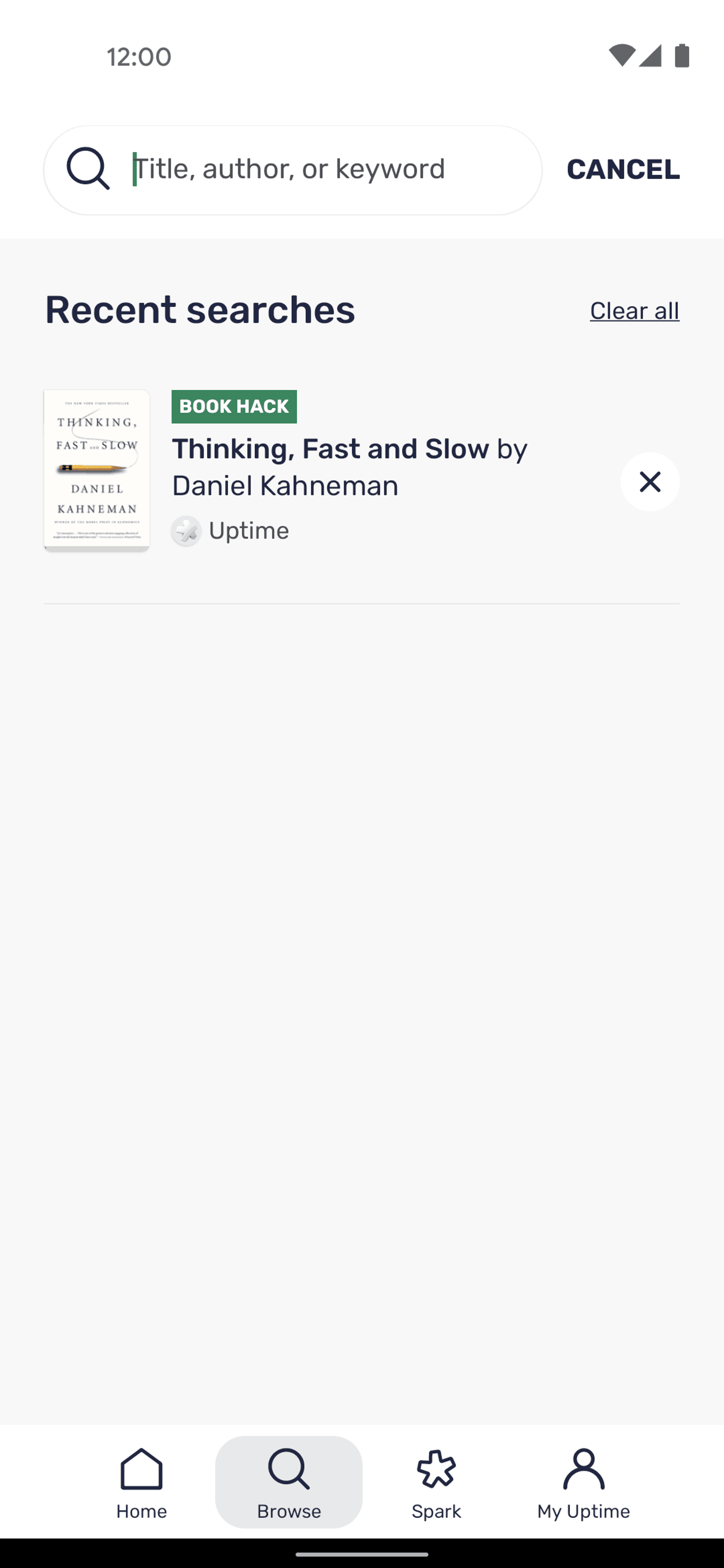 Uptime Android Education interface screenshot 17