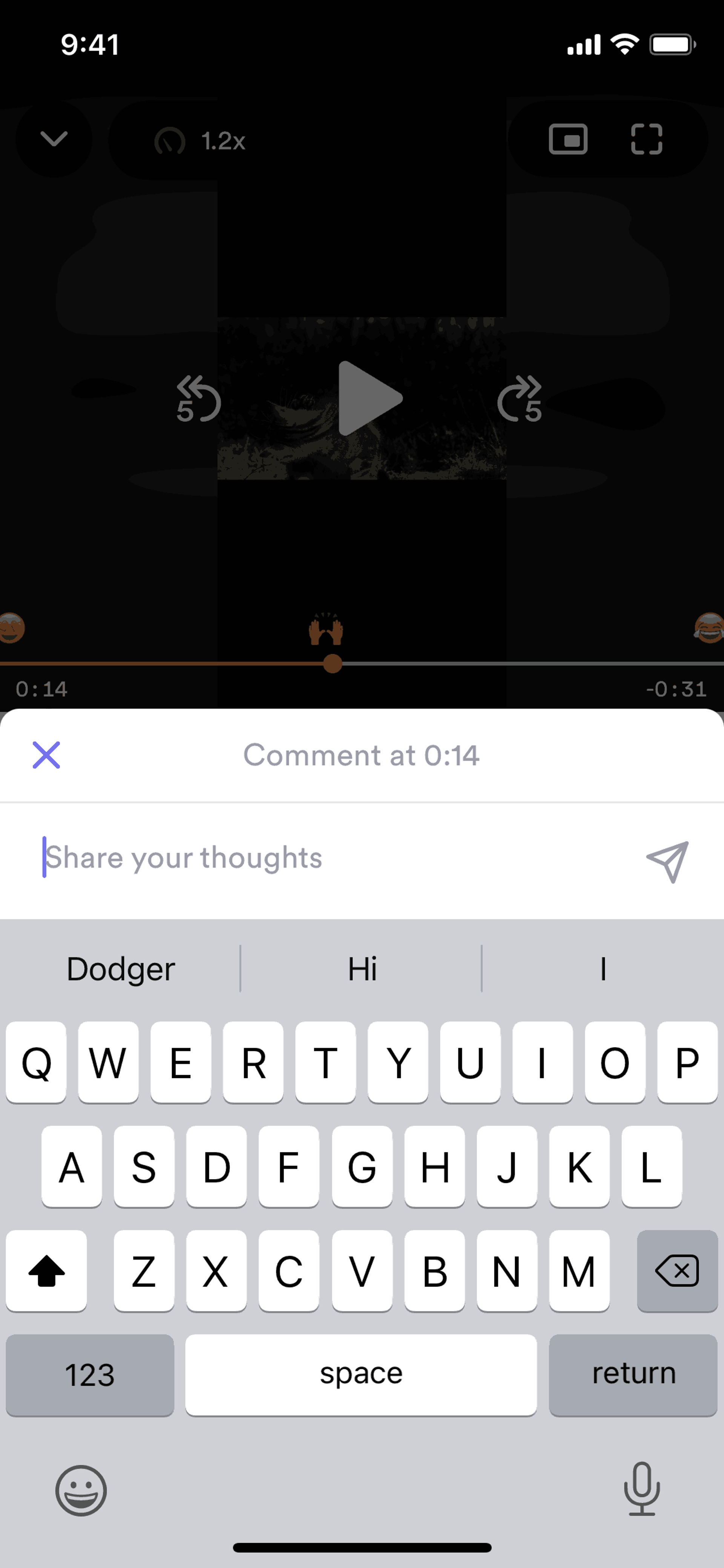 Loom iOS Photo & Video interface screenshot 16