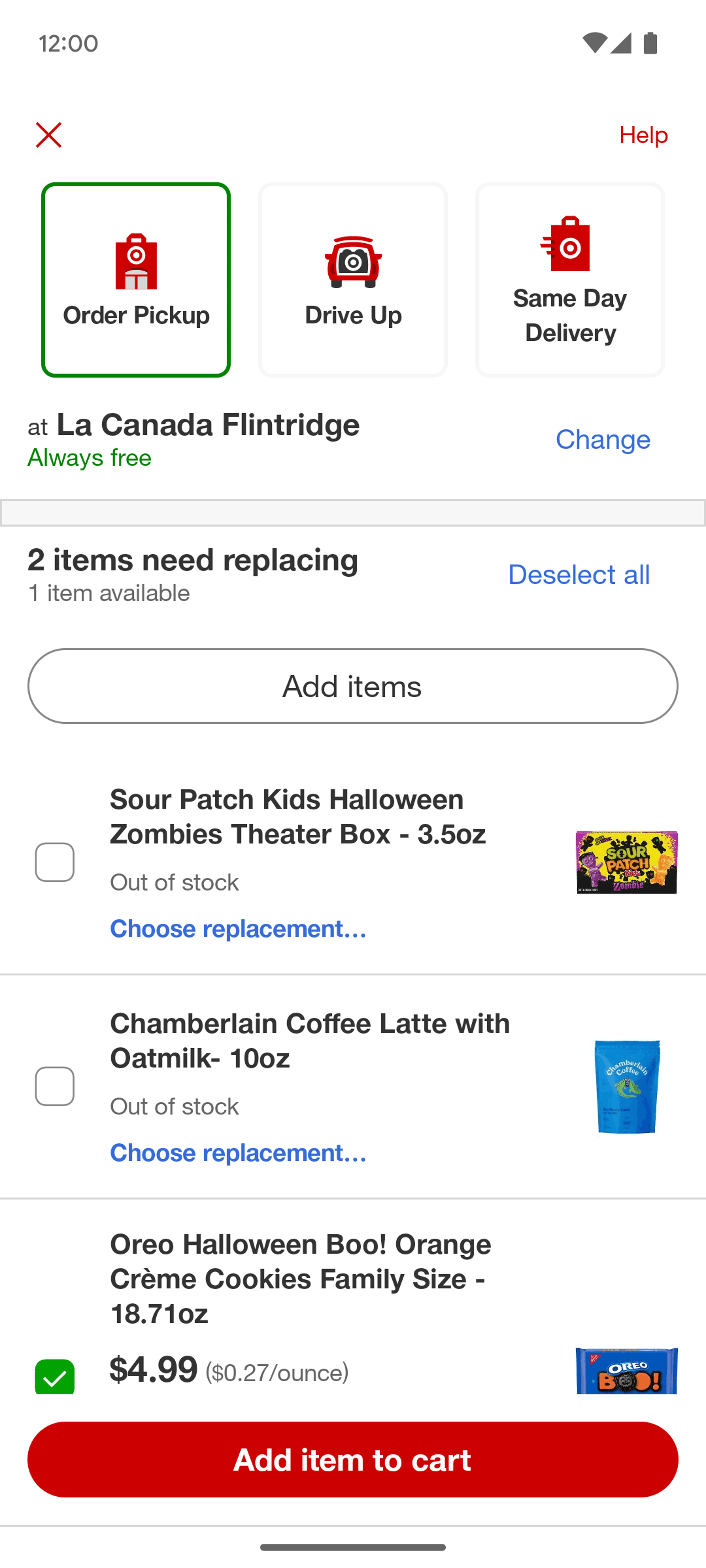 Target Android Shopping interface screenshot 23