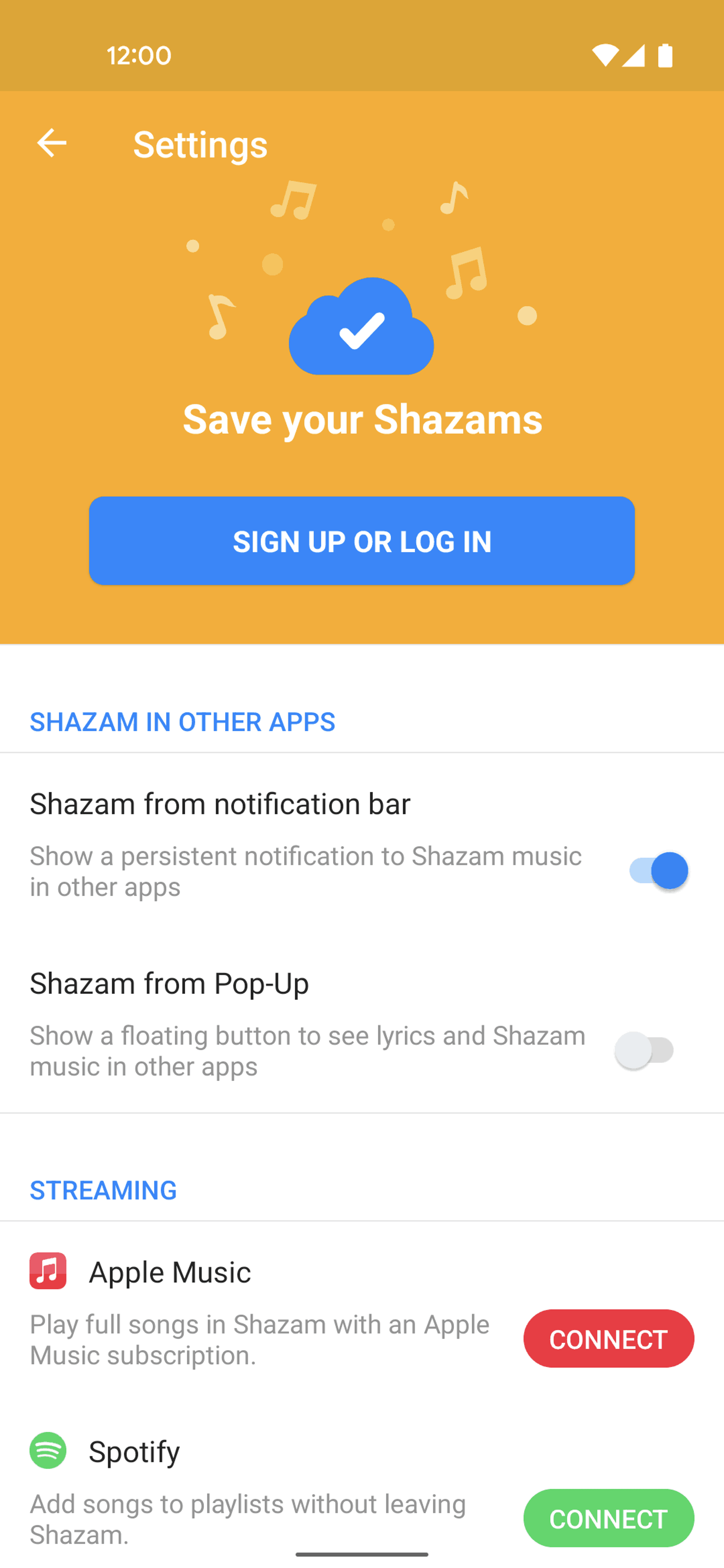Shazam Android Music & Audio interface screenshot 5