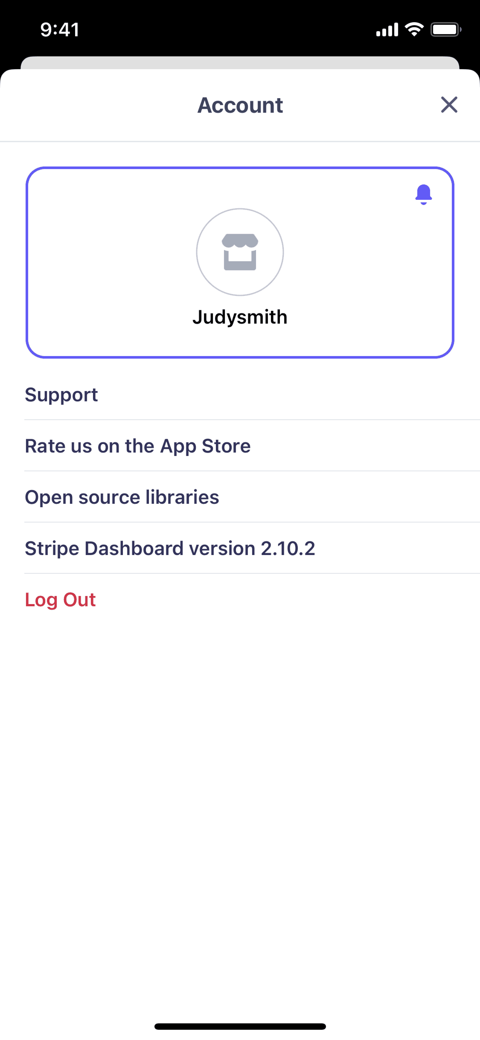 Stripe Dashboard iOS Finance interface screenshot 19