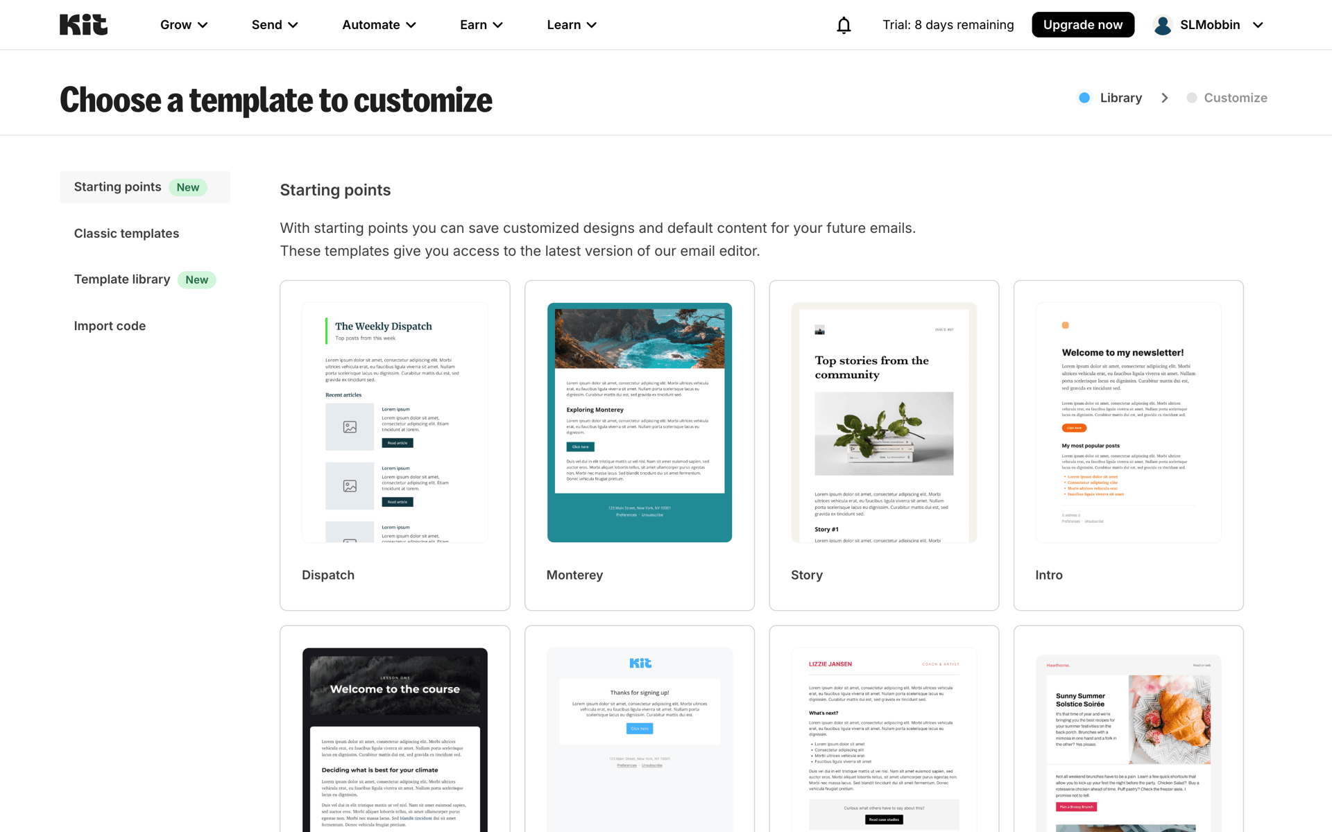 Kit Web Business interface screenshot 16