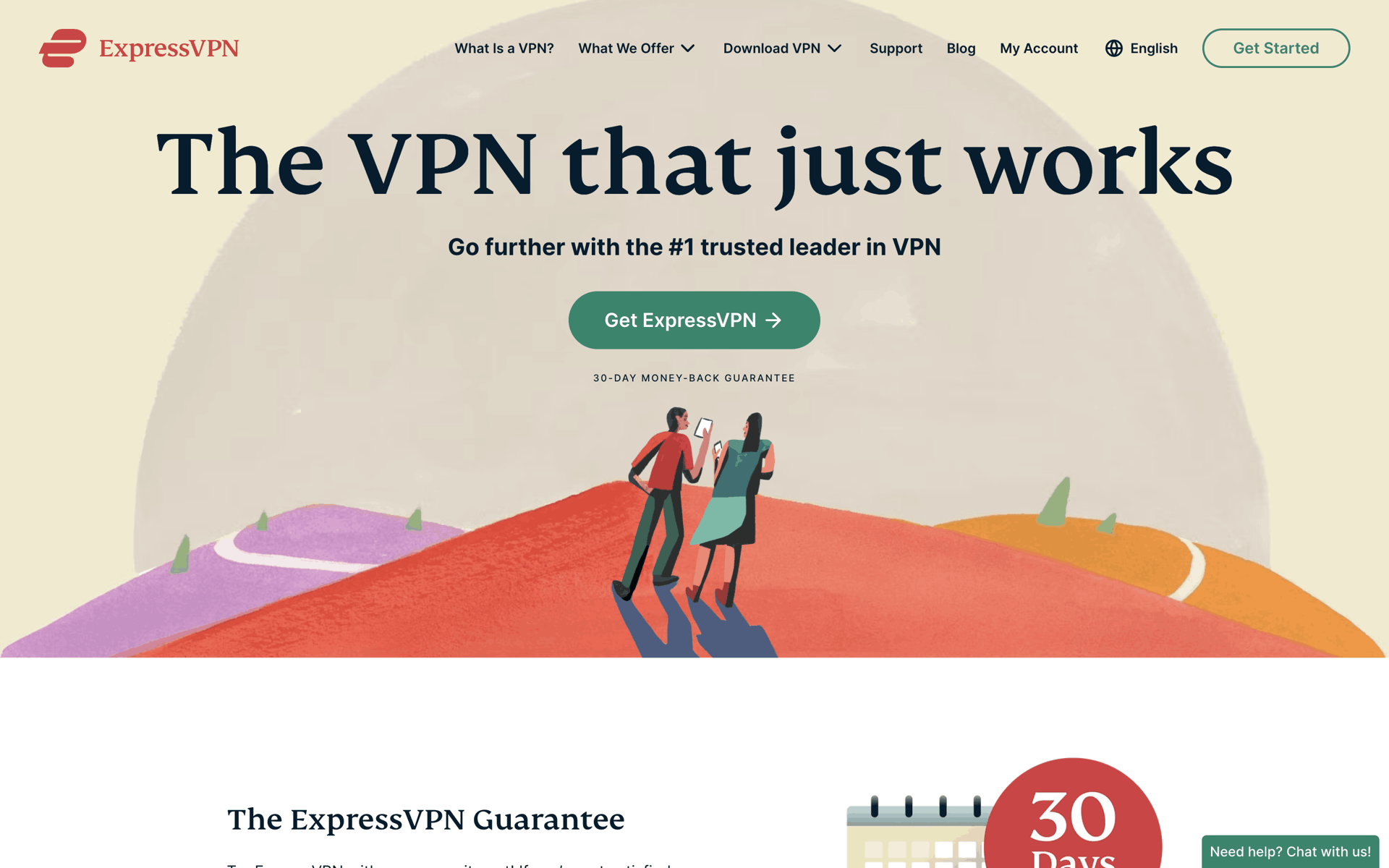 ExpressVPN Web Productivity interface screenshot 1