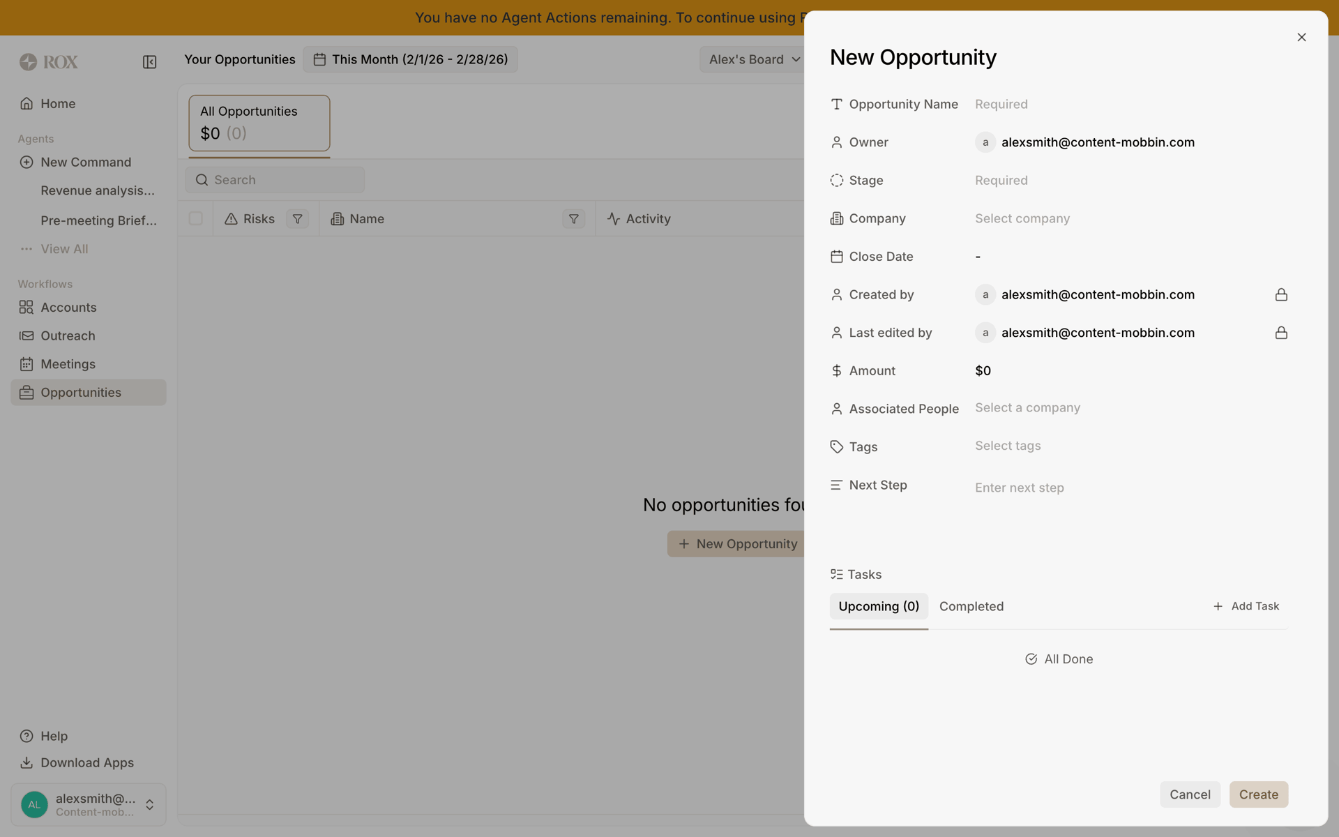 Rox Web Business interface screenshot 3