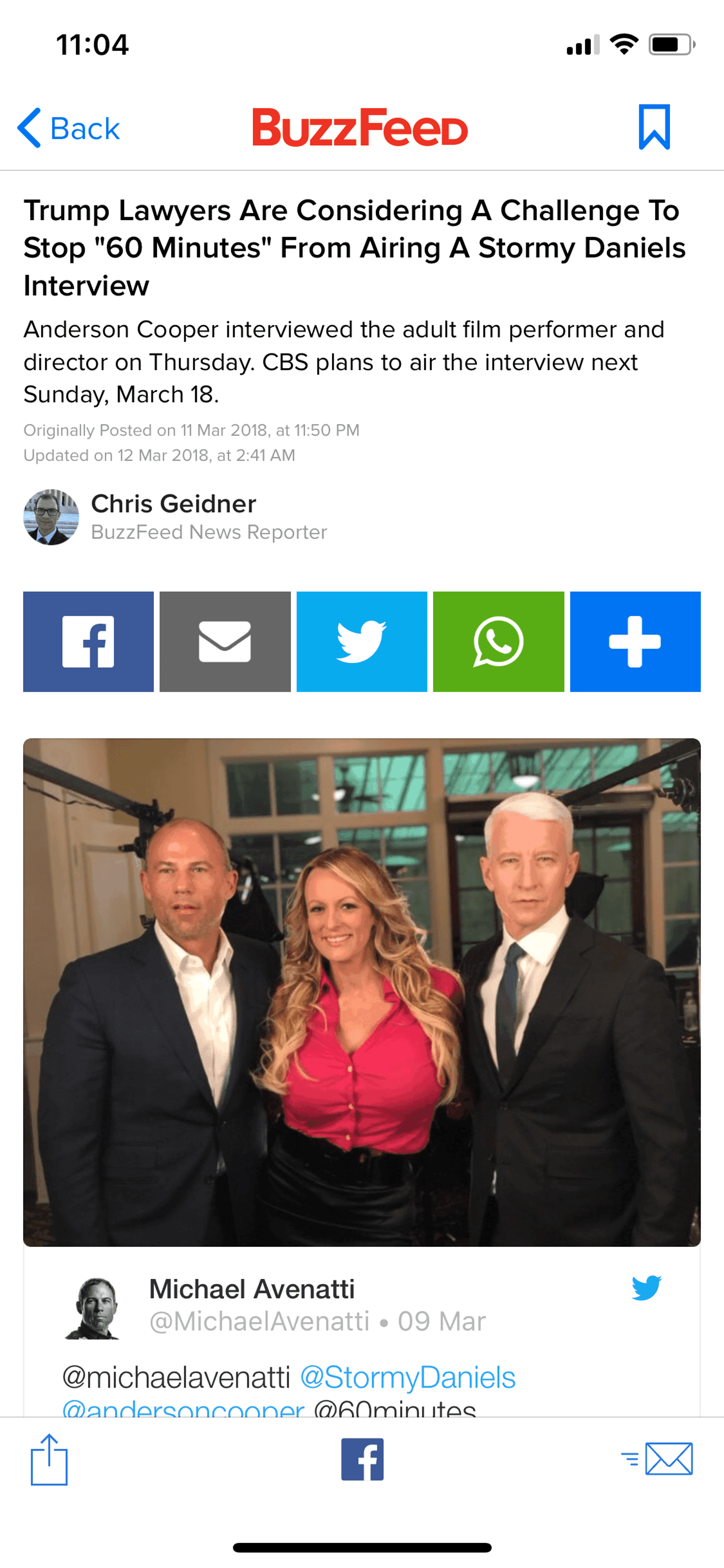 BuzzFeed iOS News interface screenshot 3
