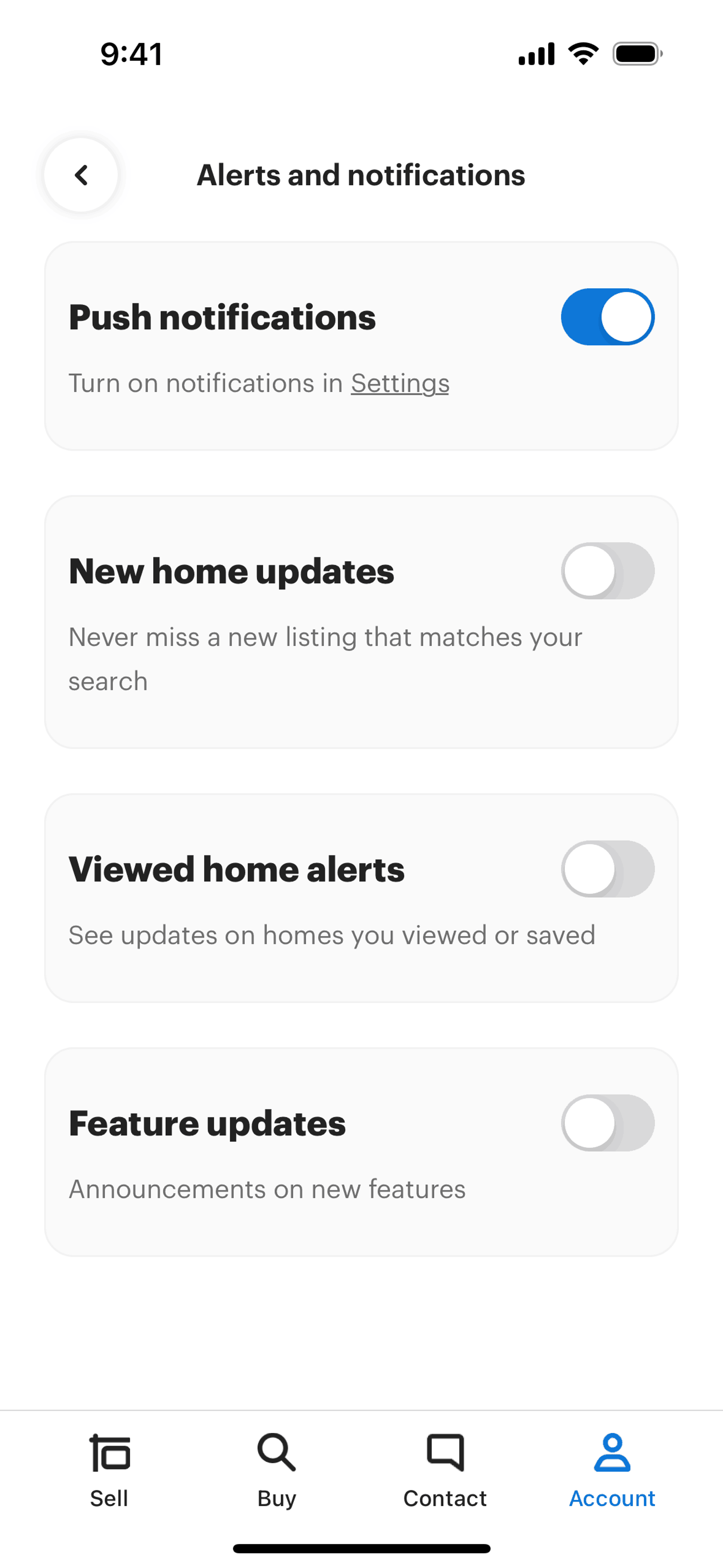 Opendoor iOS Real Estate interface screenshot 19
