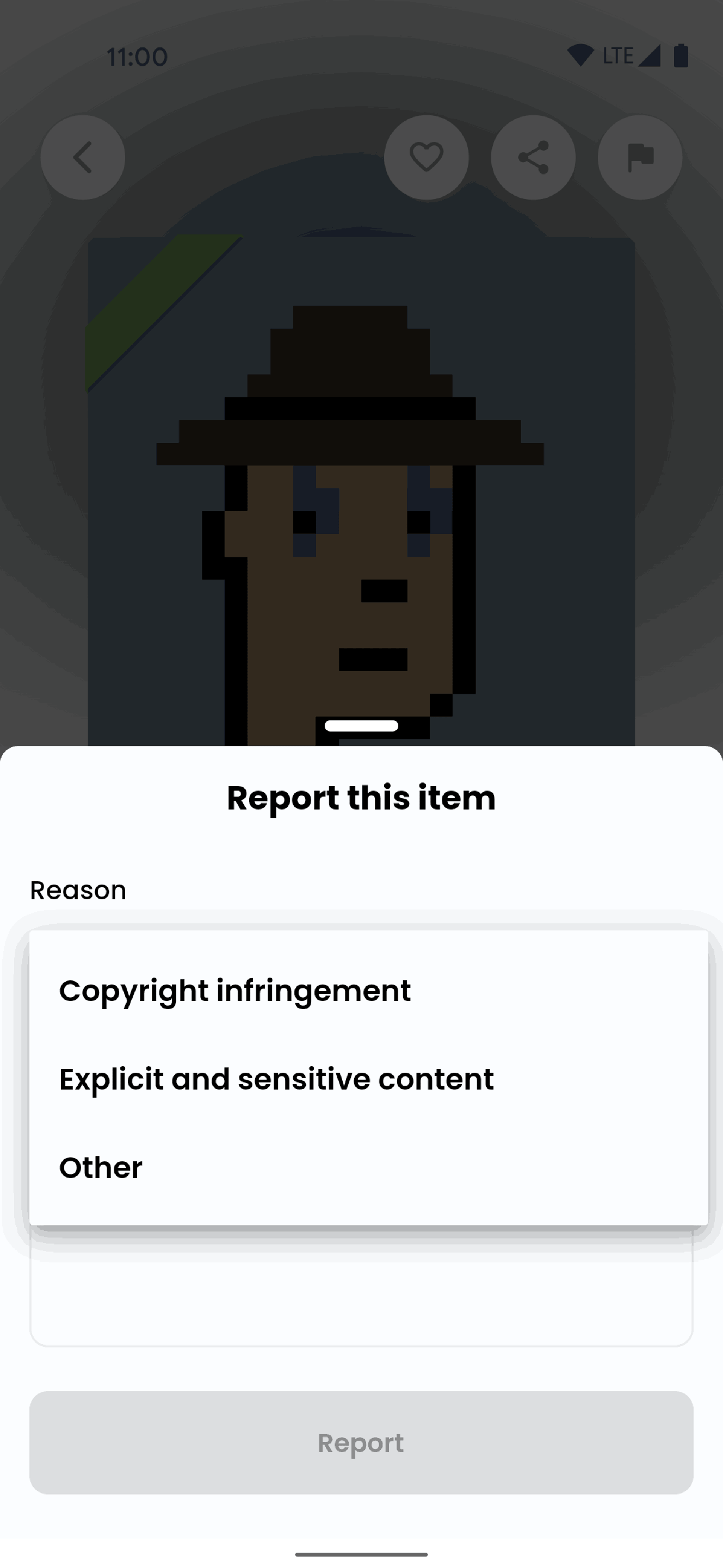 OpenSea Android Graphics & Design interface screenshot 24