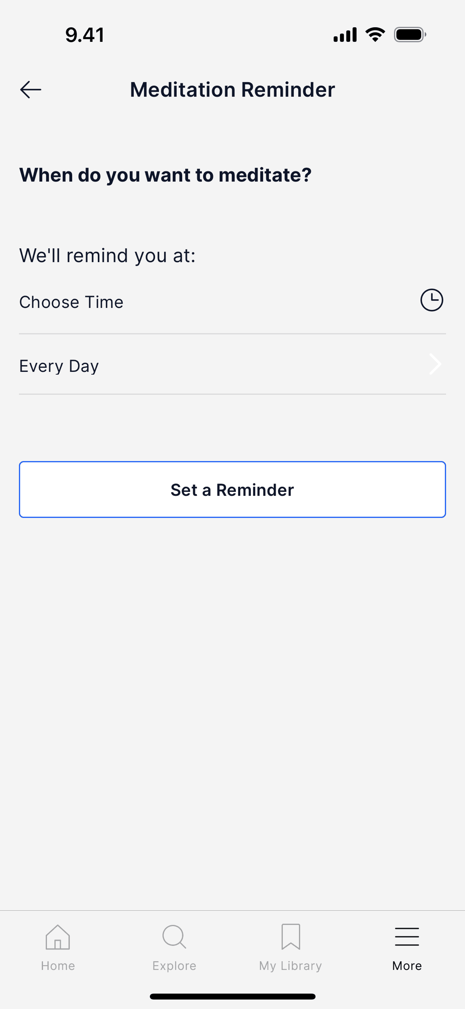 Waking Up iOS Health & Fitness interface screenshot 10