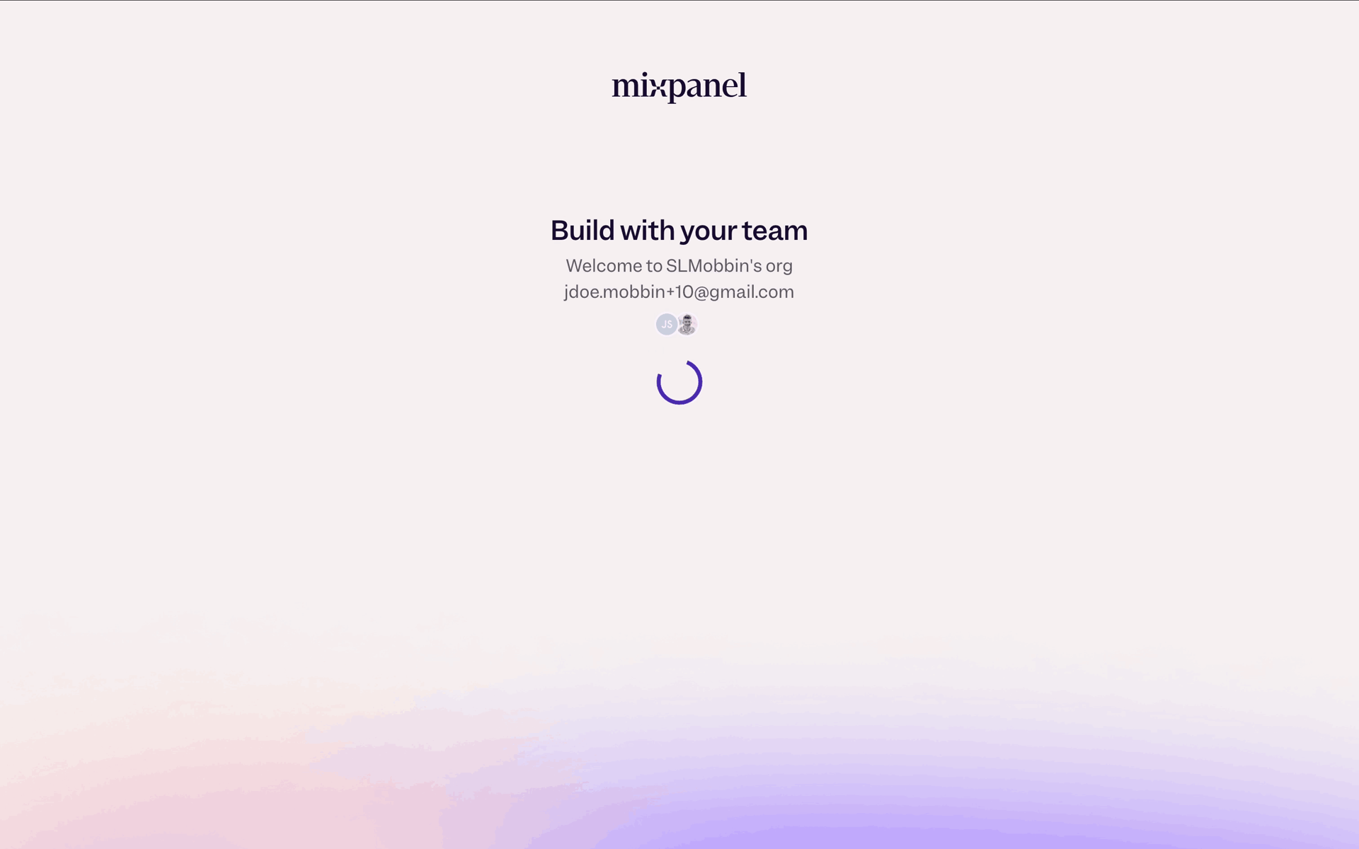 Mixpanel Web Business interface screenshot 2