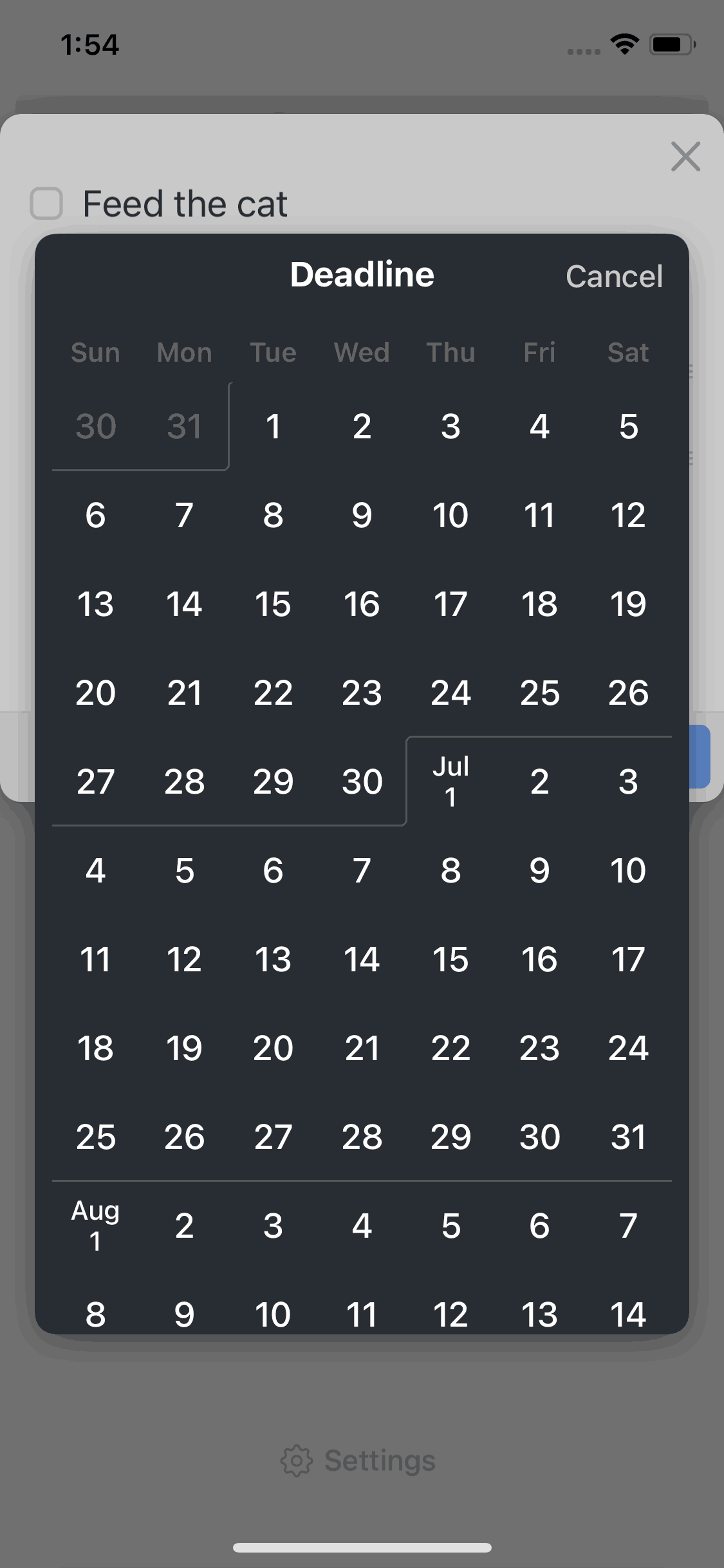 Things 3 iOS Productivity interface screenshot 13