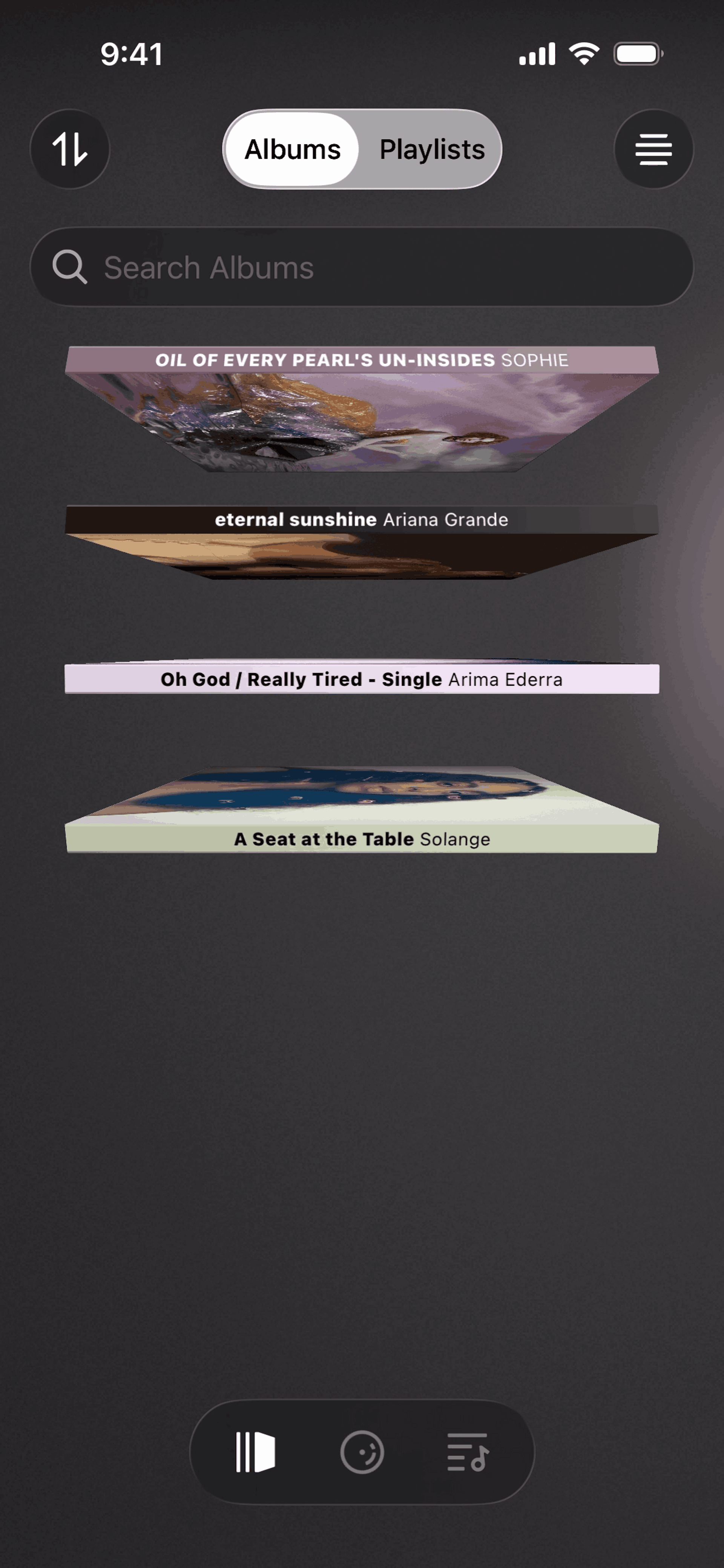 MD Vinyl iOS Music & Audio interface screenshot 7