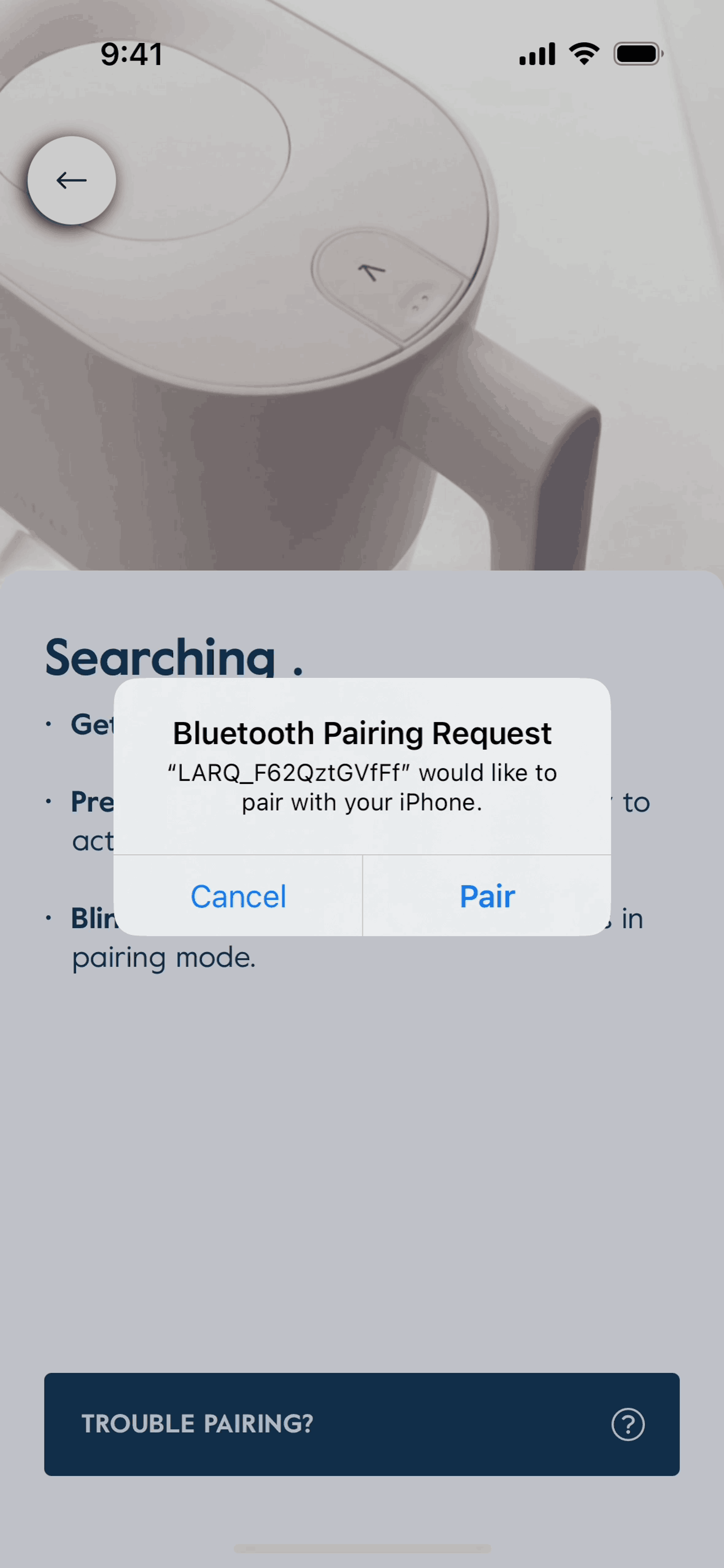LARQ iOS Lifestyle interface screenshot 24