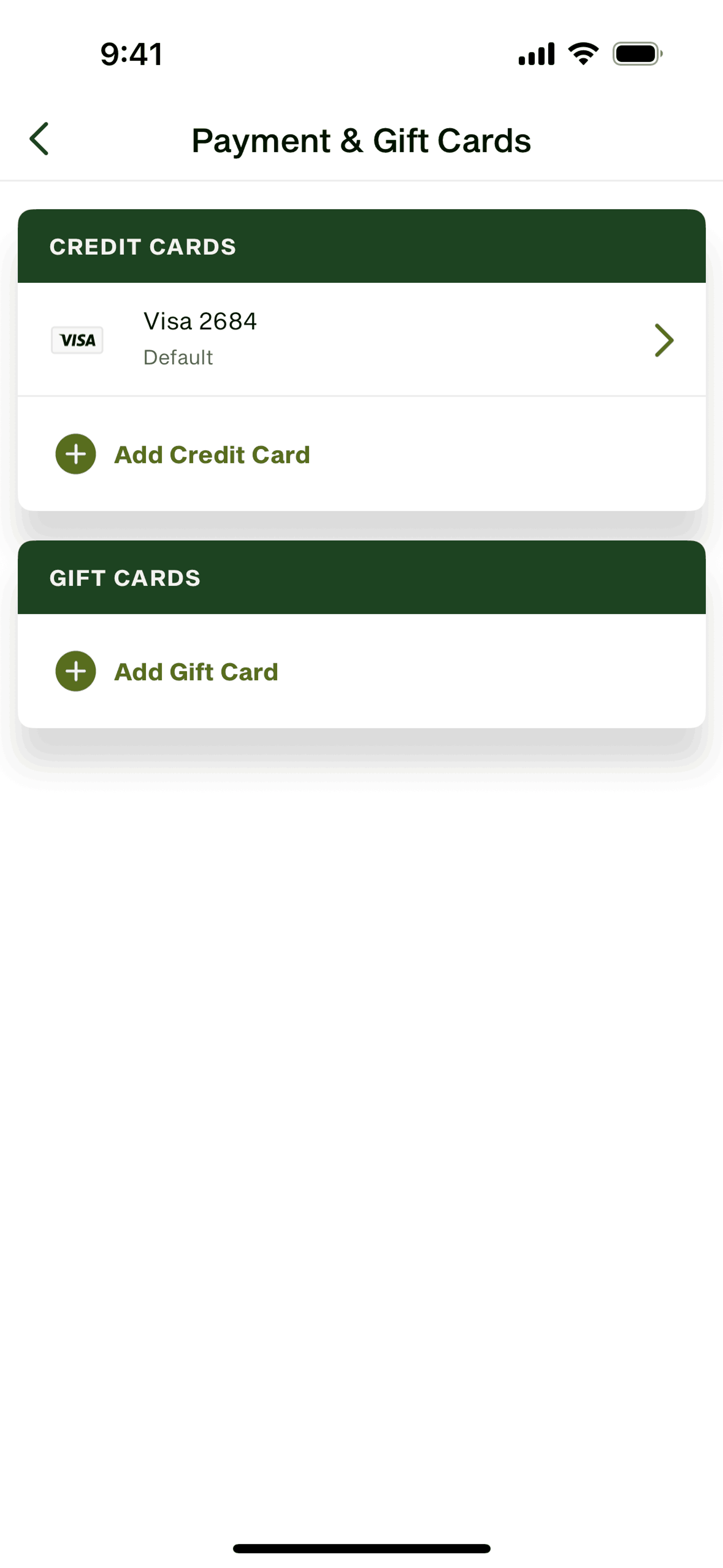 Panera Bread iOS Food & Drink interface screenshot 17