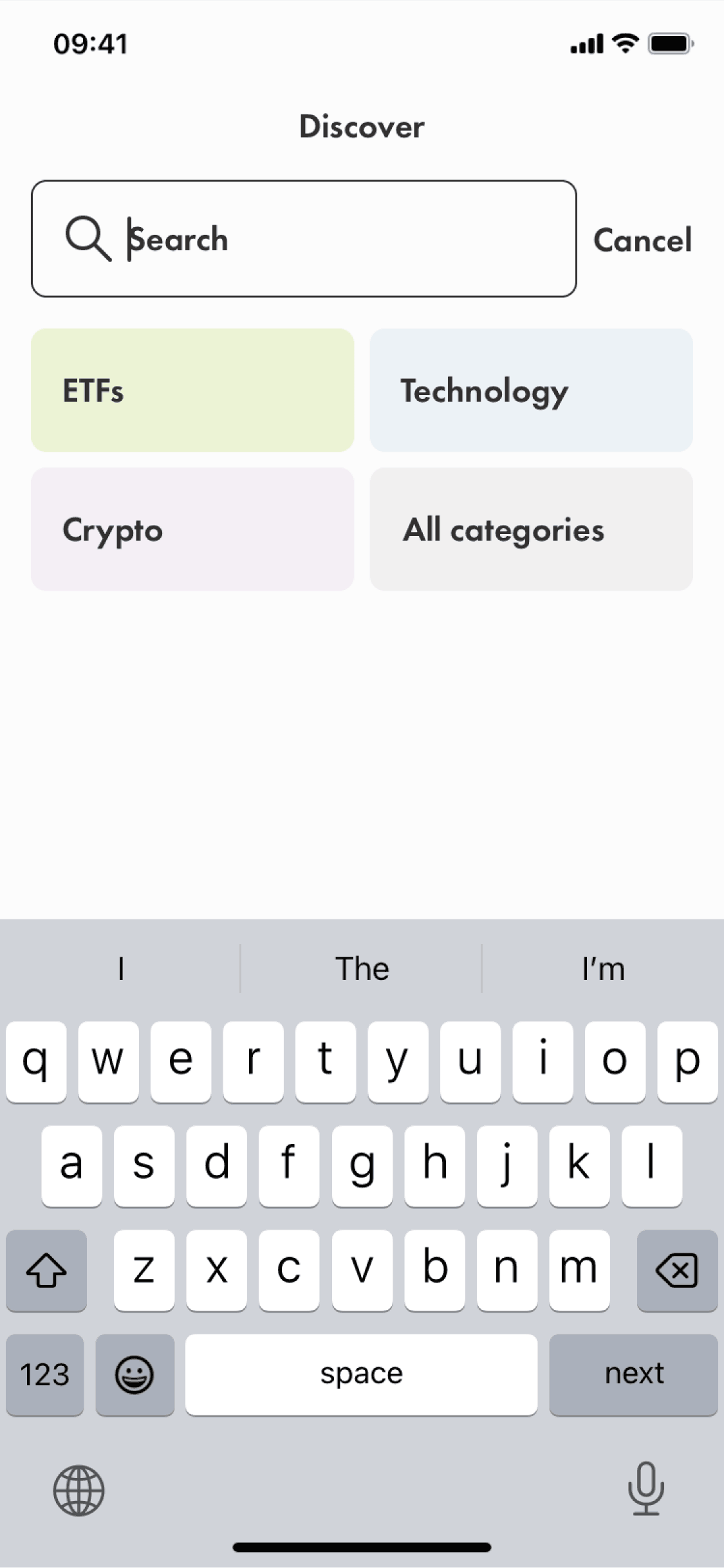 Wealthsimple iOS Finance interface screenshot 20
