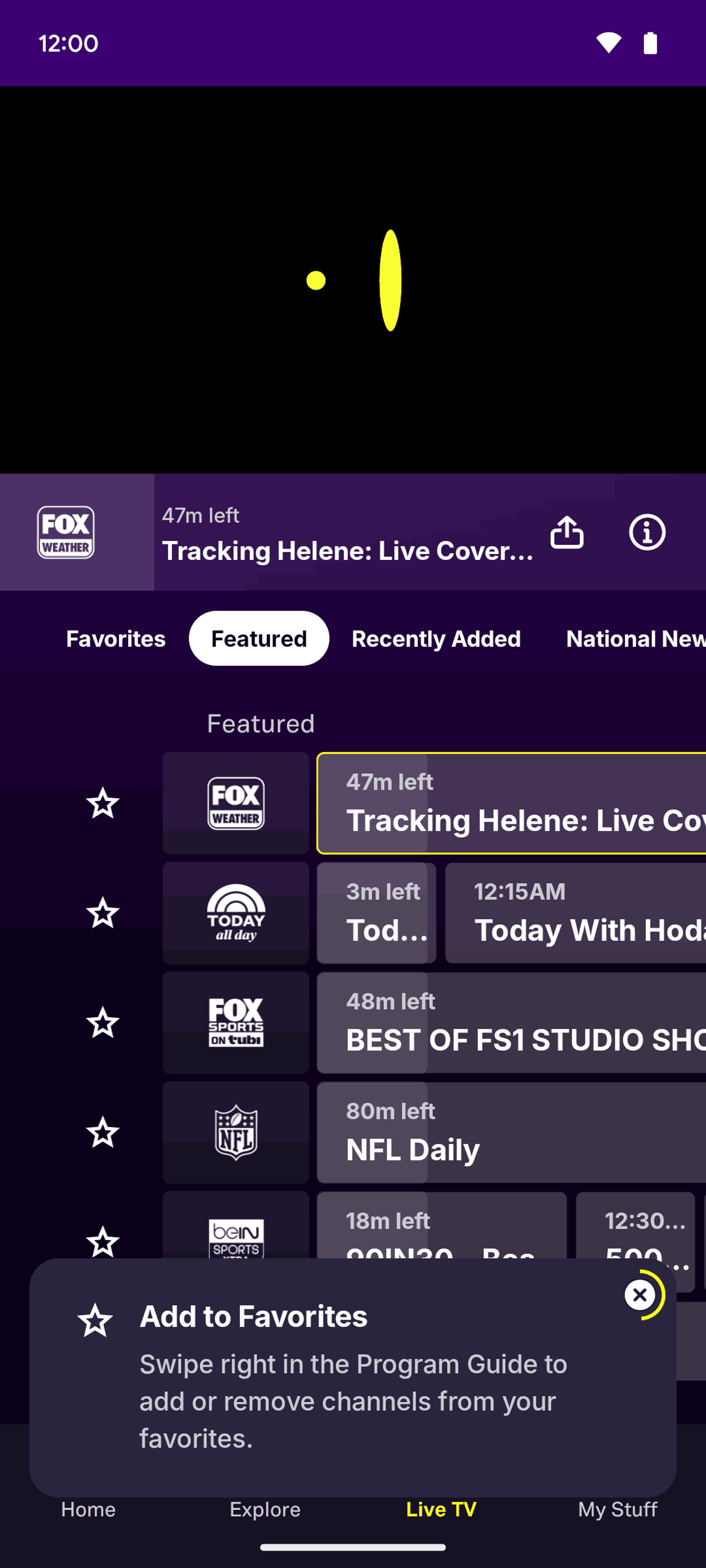 Tubi Android Entertainment interface screenshot 19