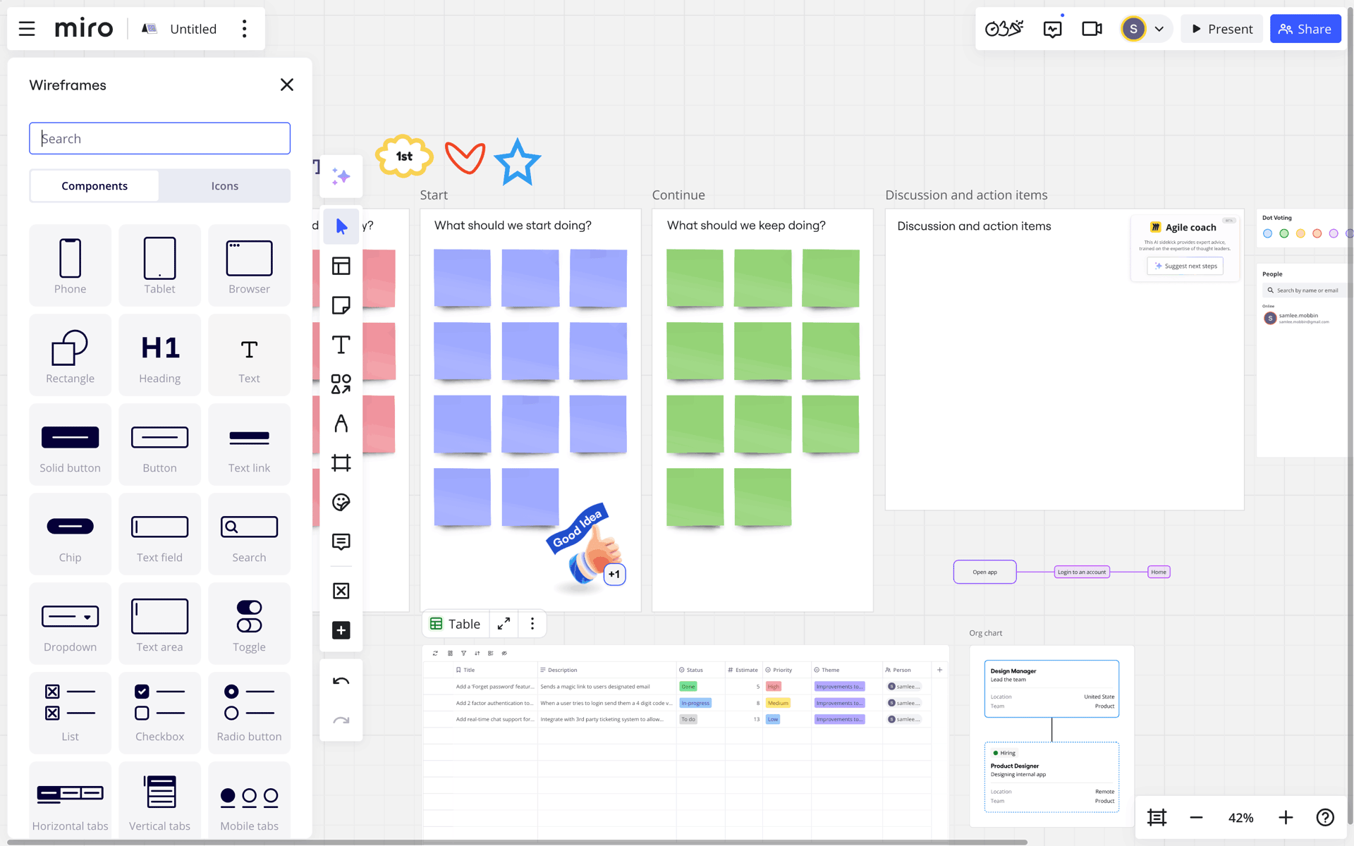 Miro Web Collaboration interface screenshot 23