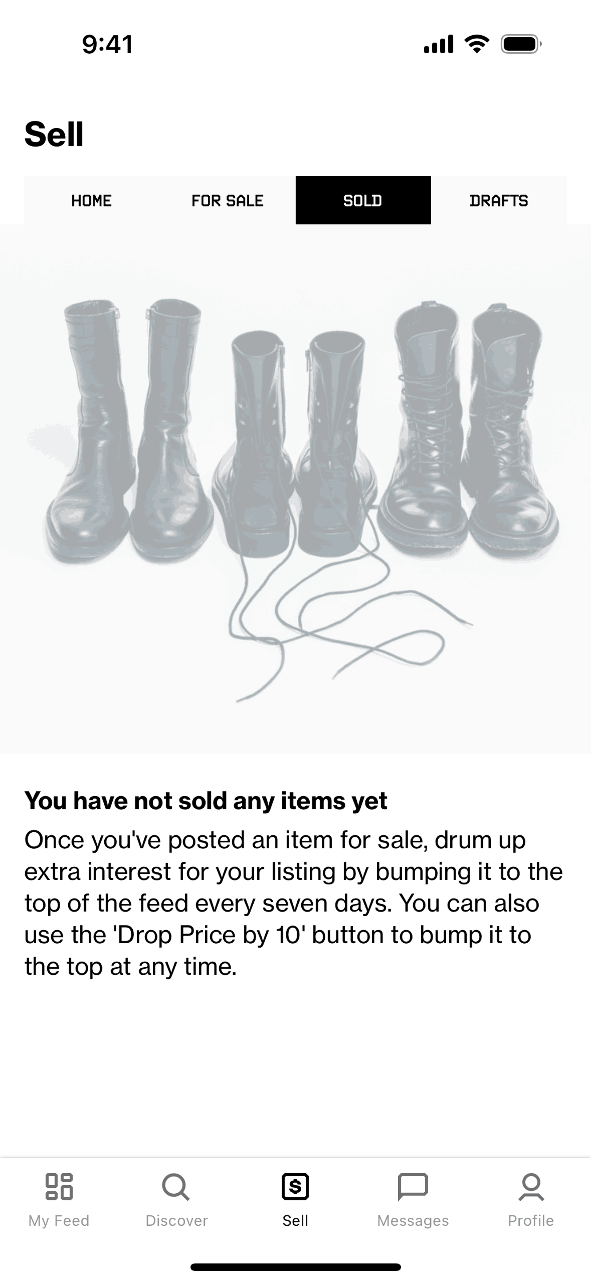 Grailed iOS Shopping interface screenshot 2